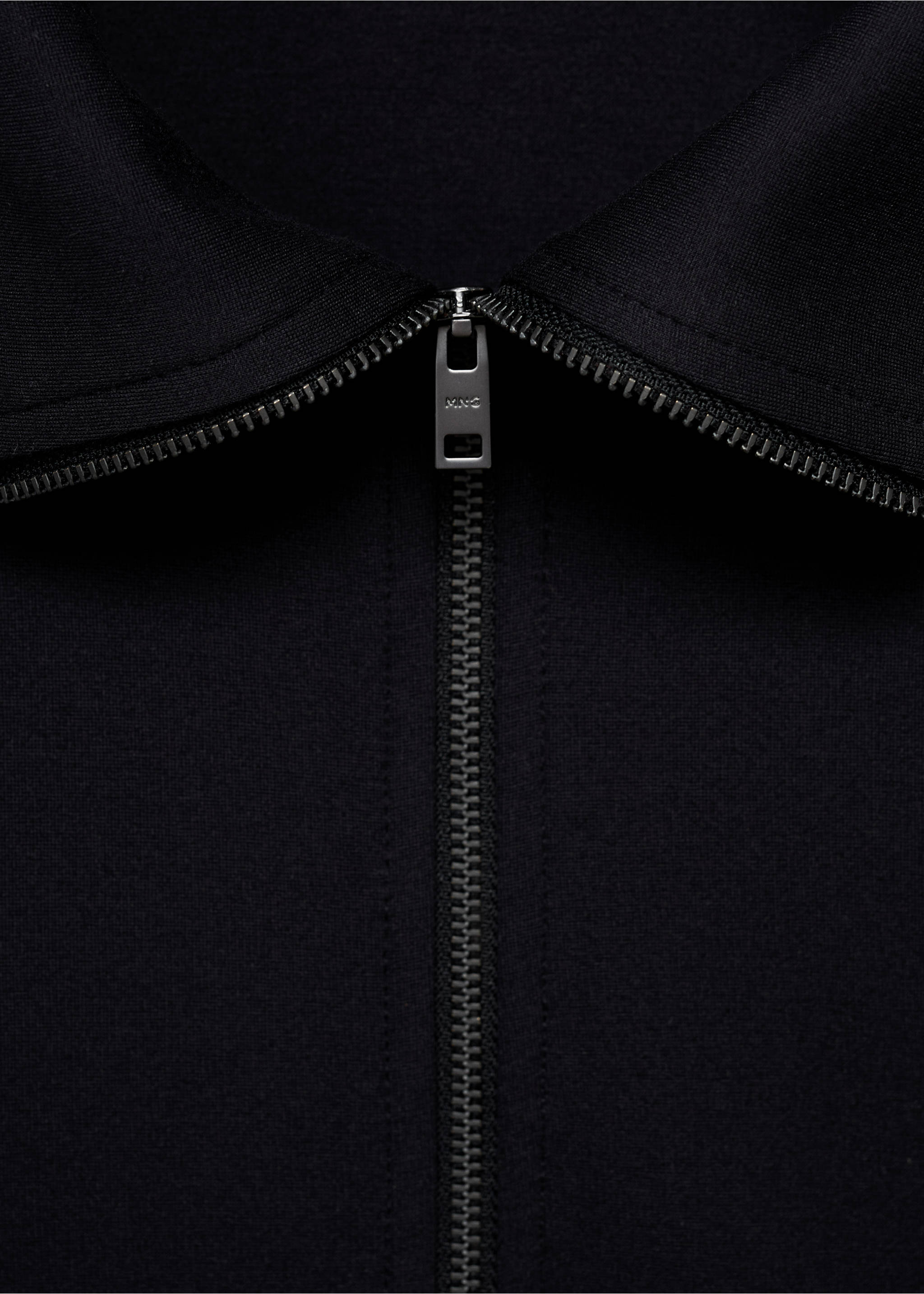 Sudadera cremallera regular fit - Detalle del artículo 8, Azul marino. Ref: 17085988-00.