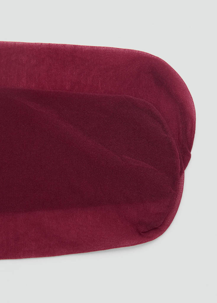 Thin veiled tights — Maroon