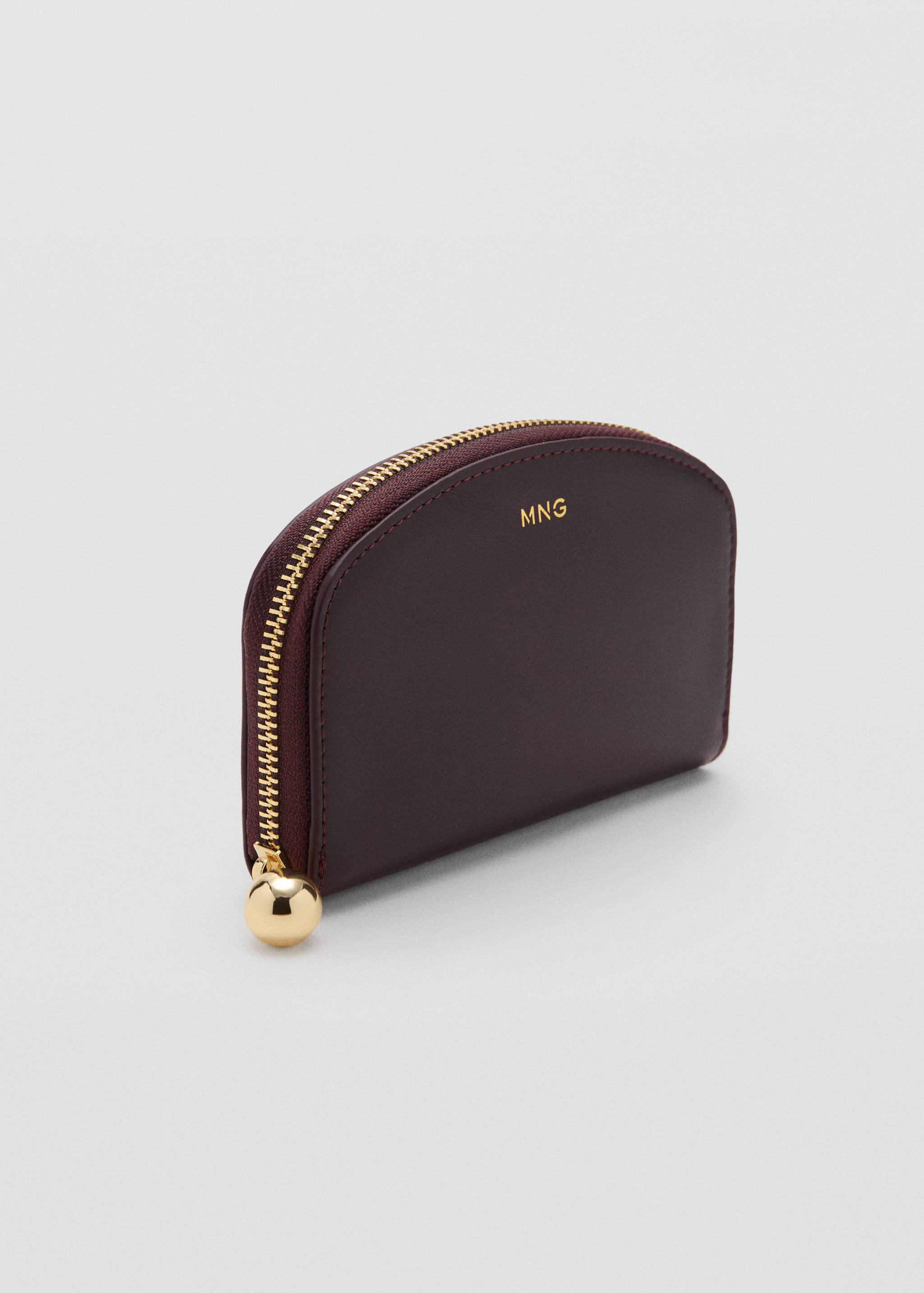 Medium wallet with mini-bead embellishment - Medium plane