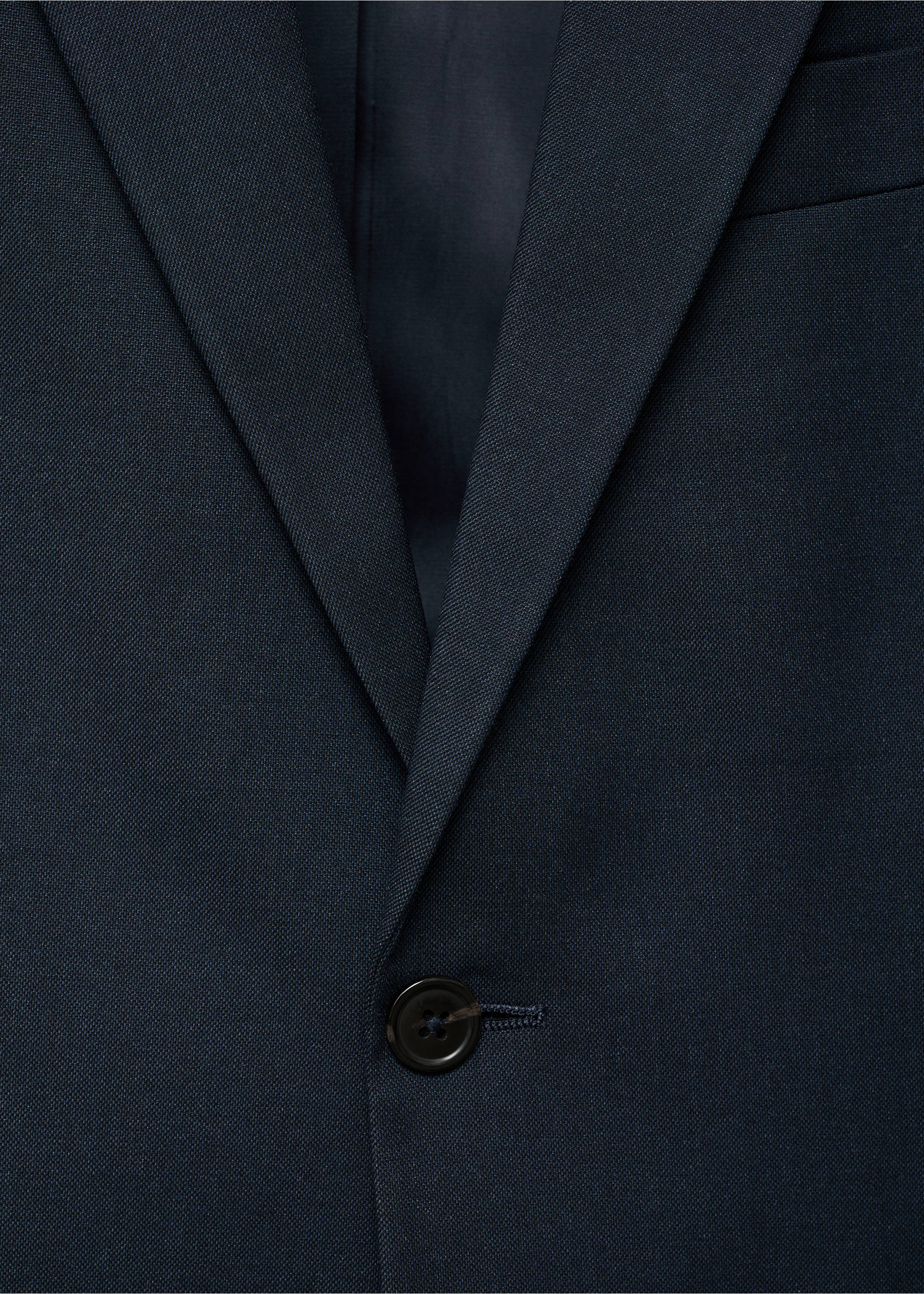 Костюмный пиджак London классического кроя - Деталь изделия 8, Глубокий темно-синий. Ref: 17085997-00.