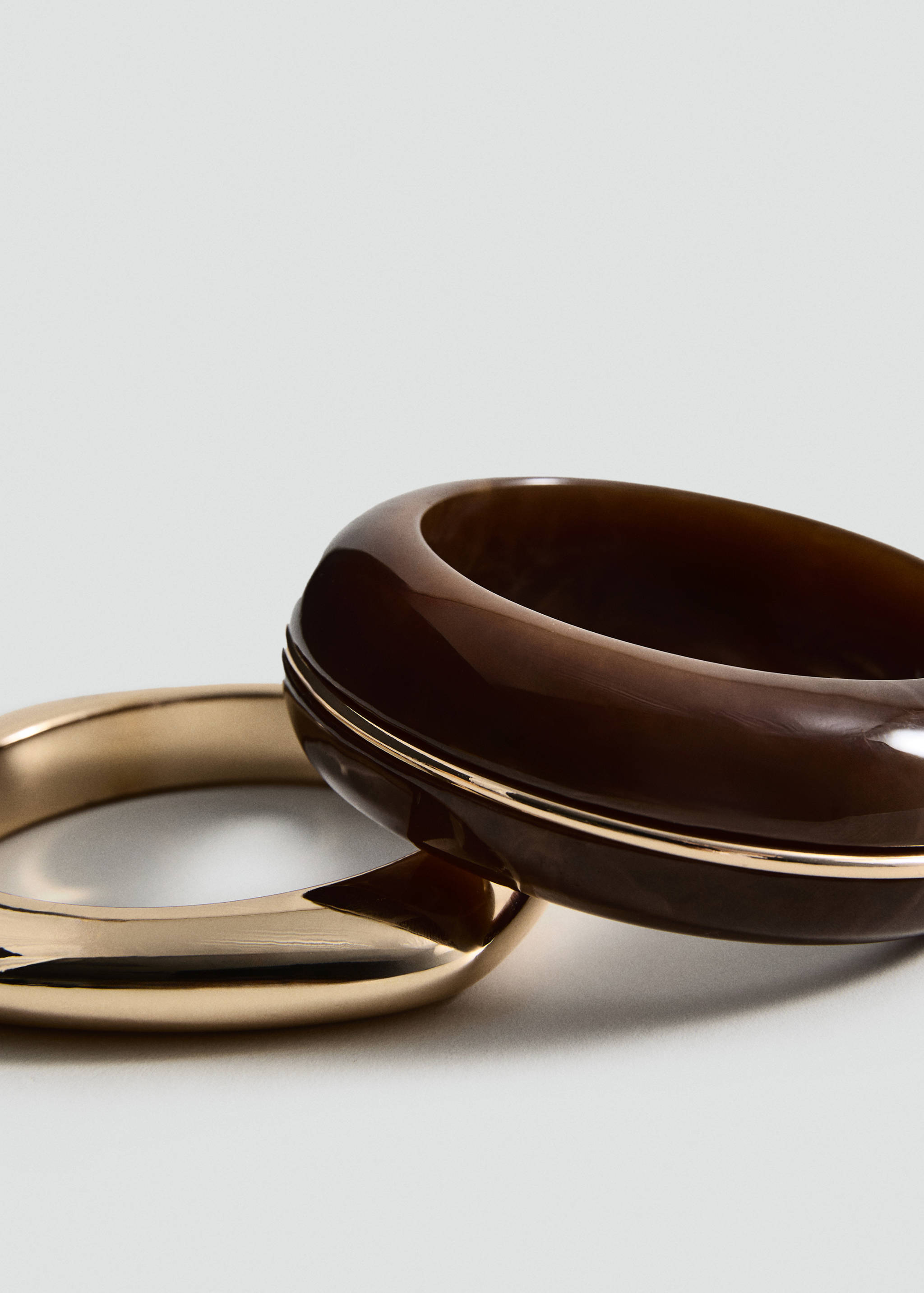 Pack of 2 rigid bracelets - Medium plane