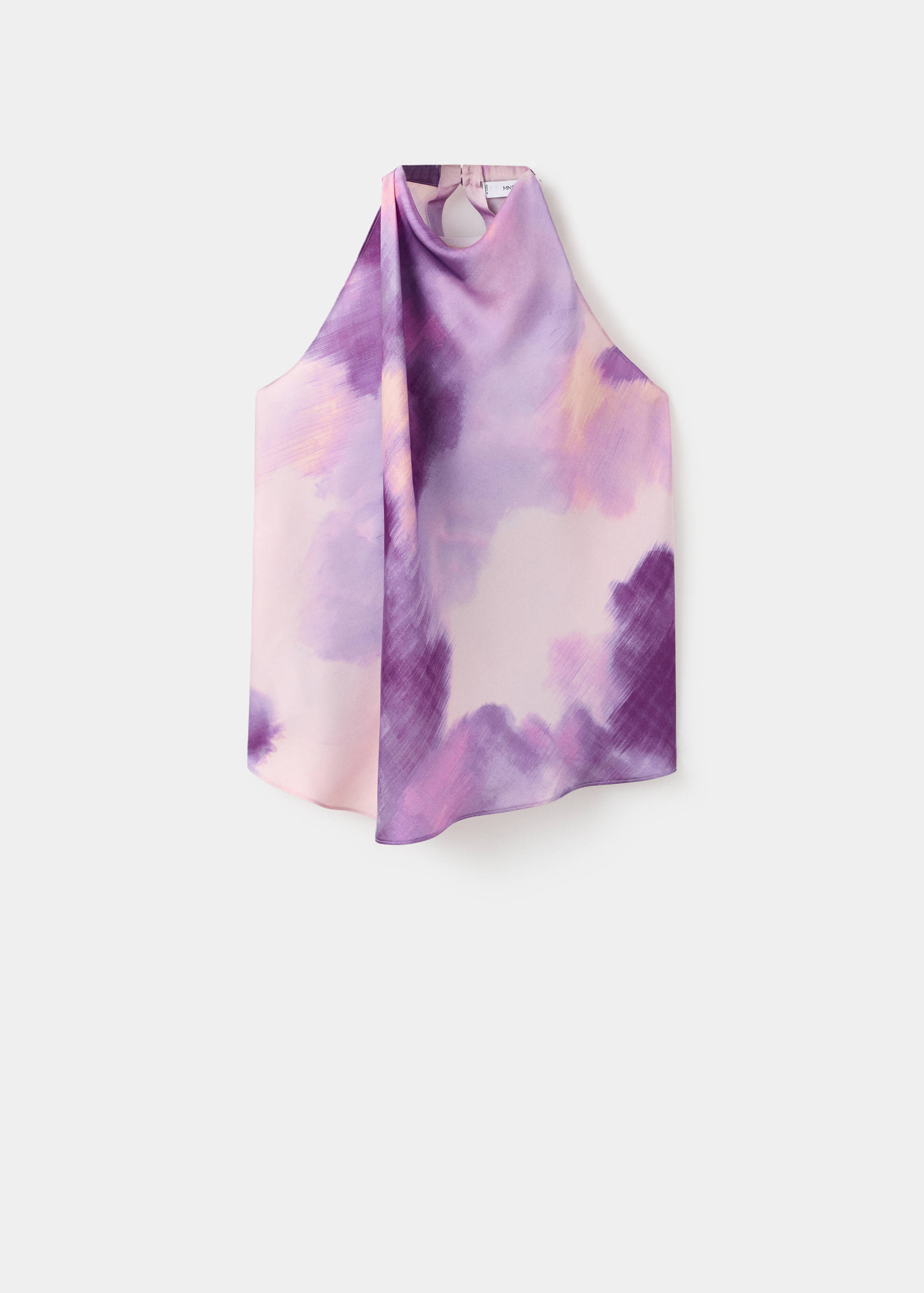 Tie-dye blouse with foulard - Article without model