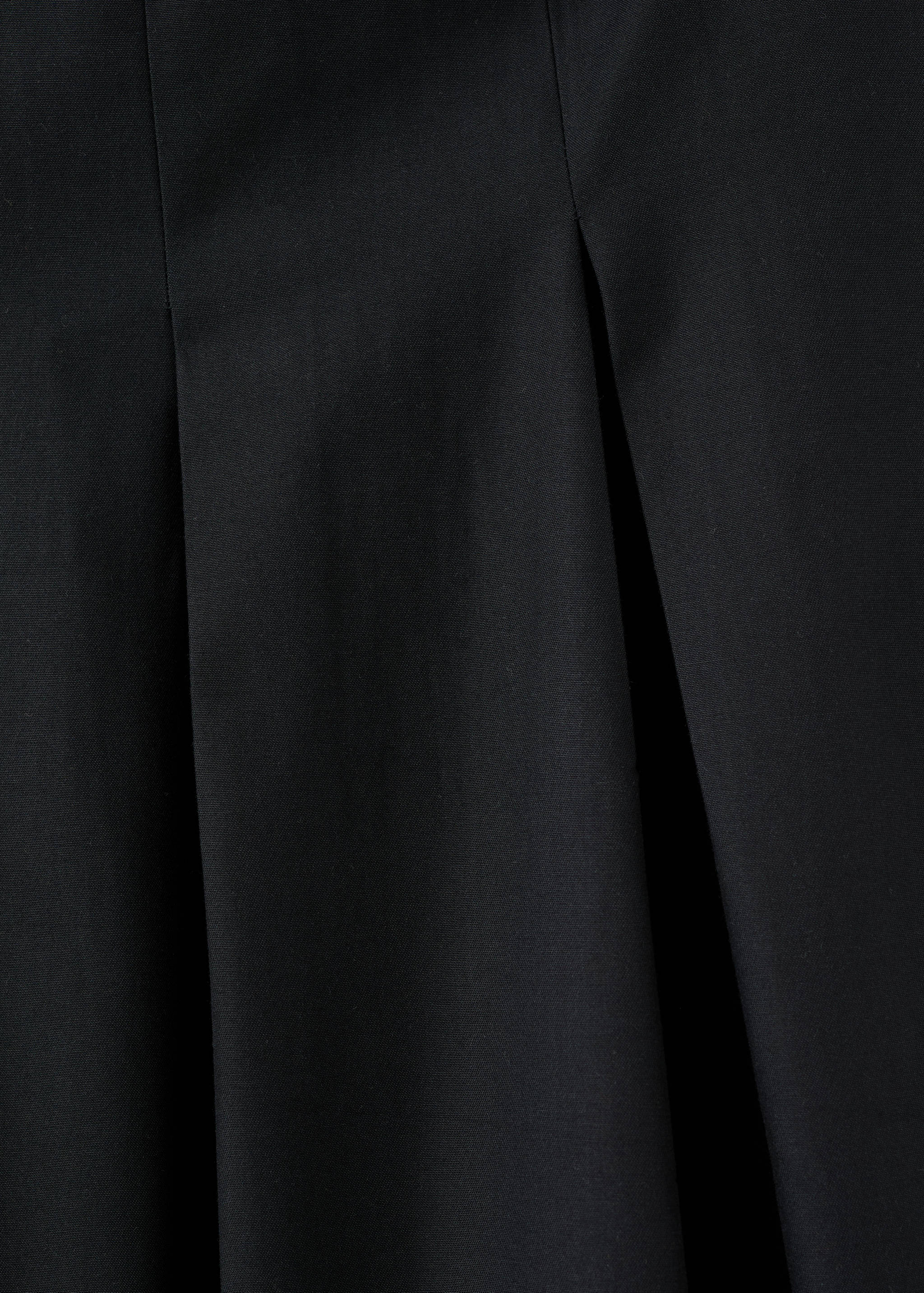 Combined pleated skirt - Details of the article 0