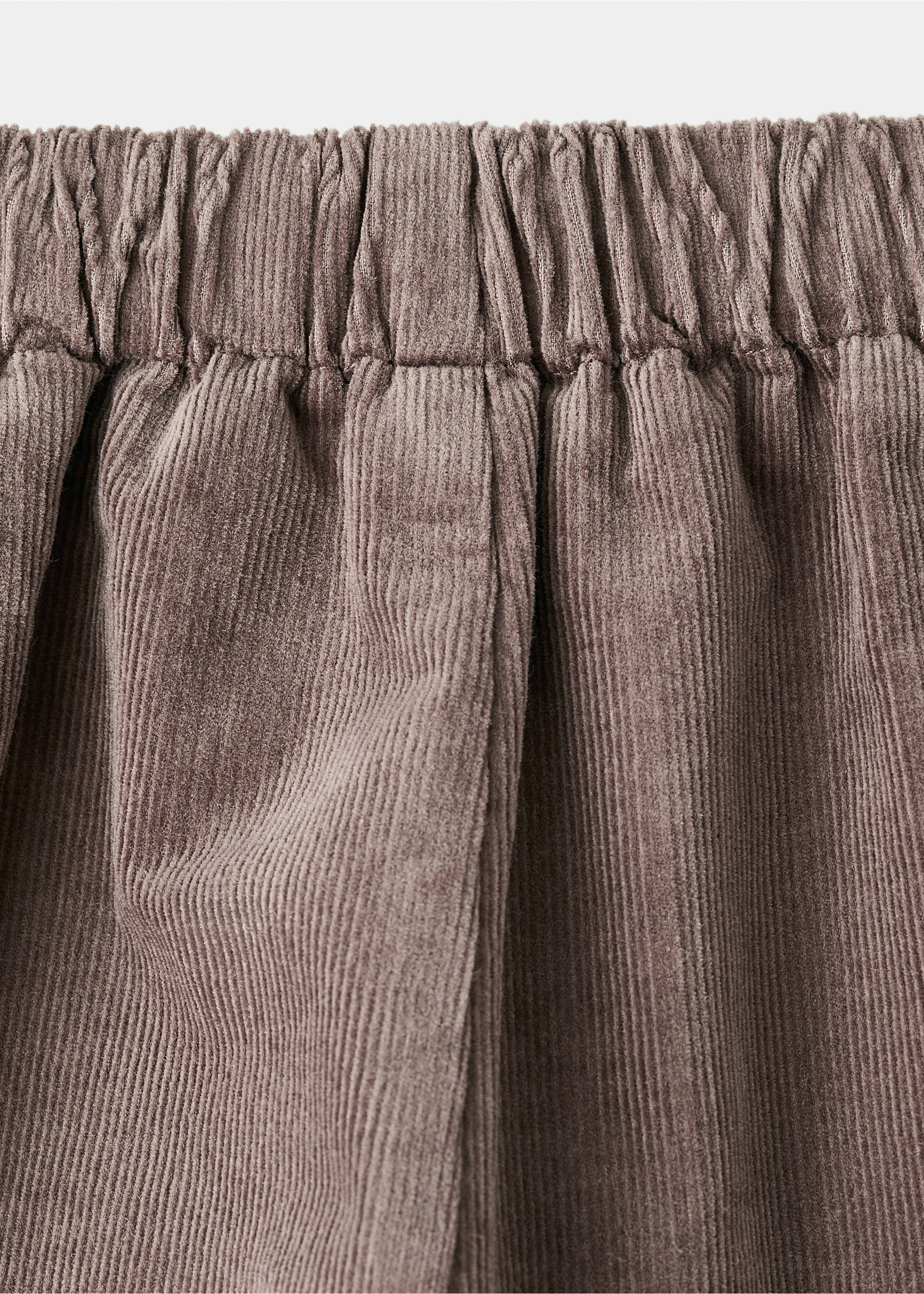 Falda pantalón pana - Detalle del artículo 8, Chocolate. Ref: 17086333-00.