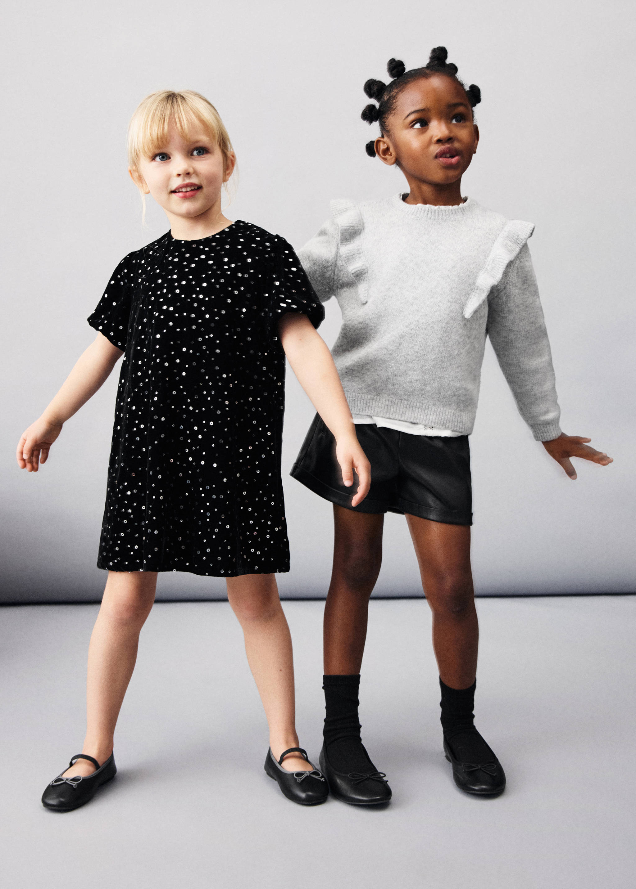 Faux-leather shorts - General plane