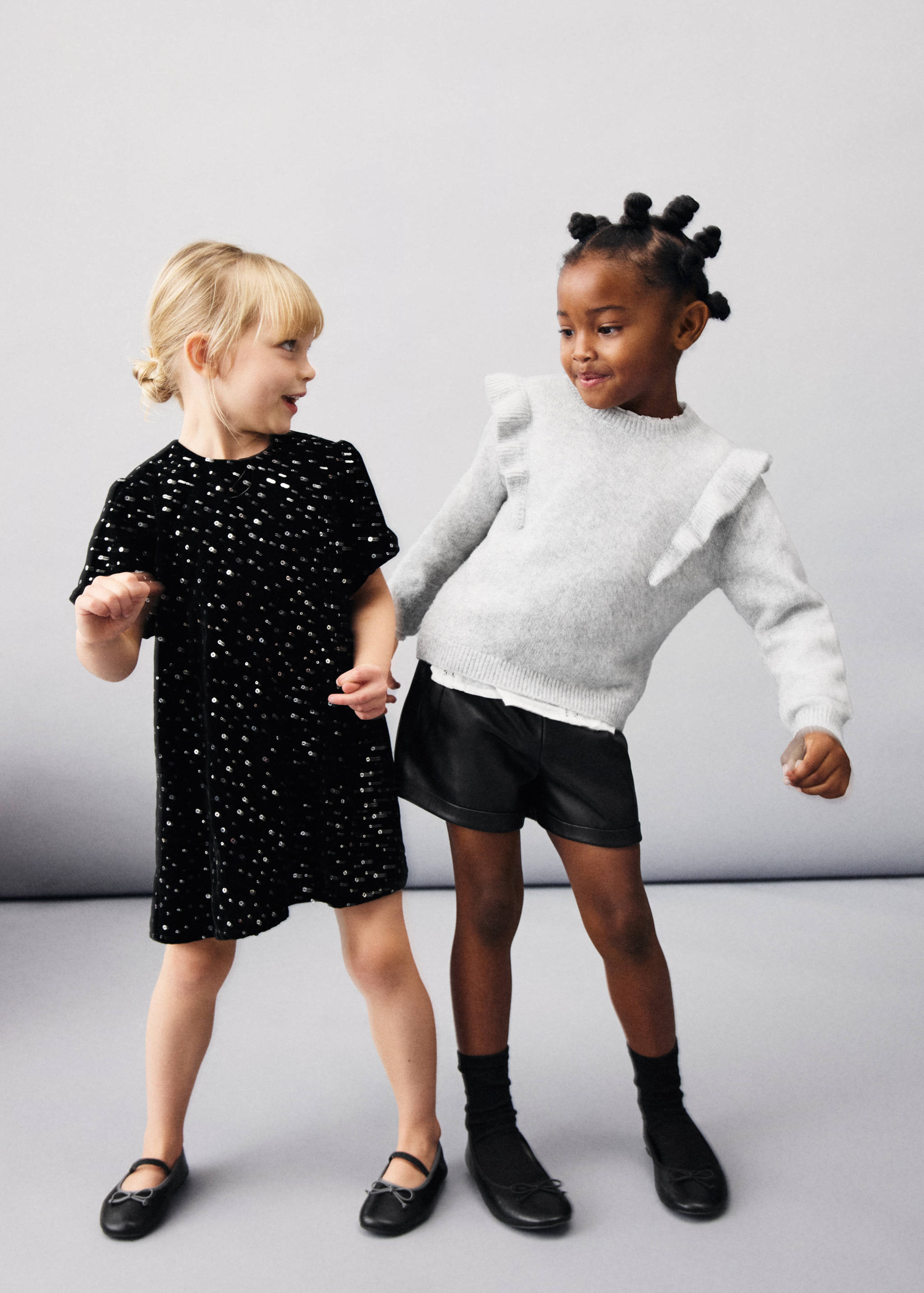 Faux-leather shorts - Medium plane