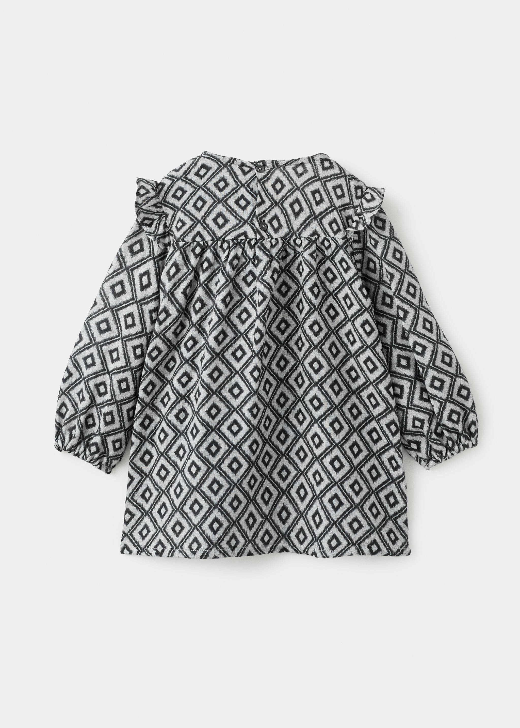 Ethnic print dress - Reverse of the article