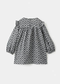 Ethnic print dress — Black 5