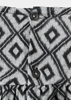 Ethnic print dress — Black 6