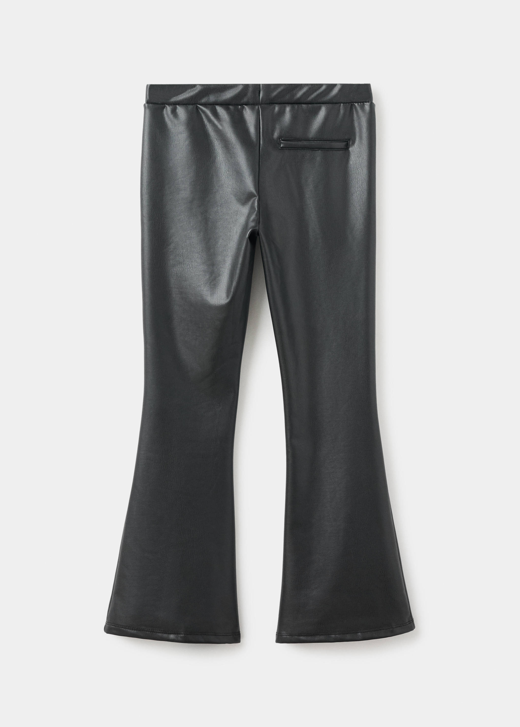 Faux-leather leggings - Reverse of the article