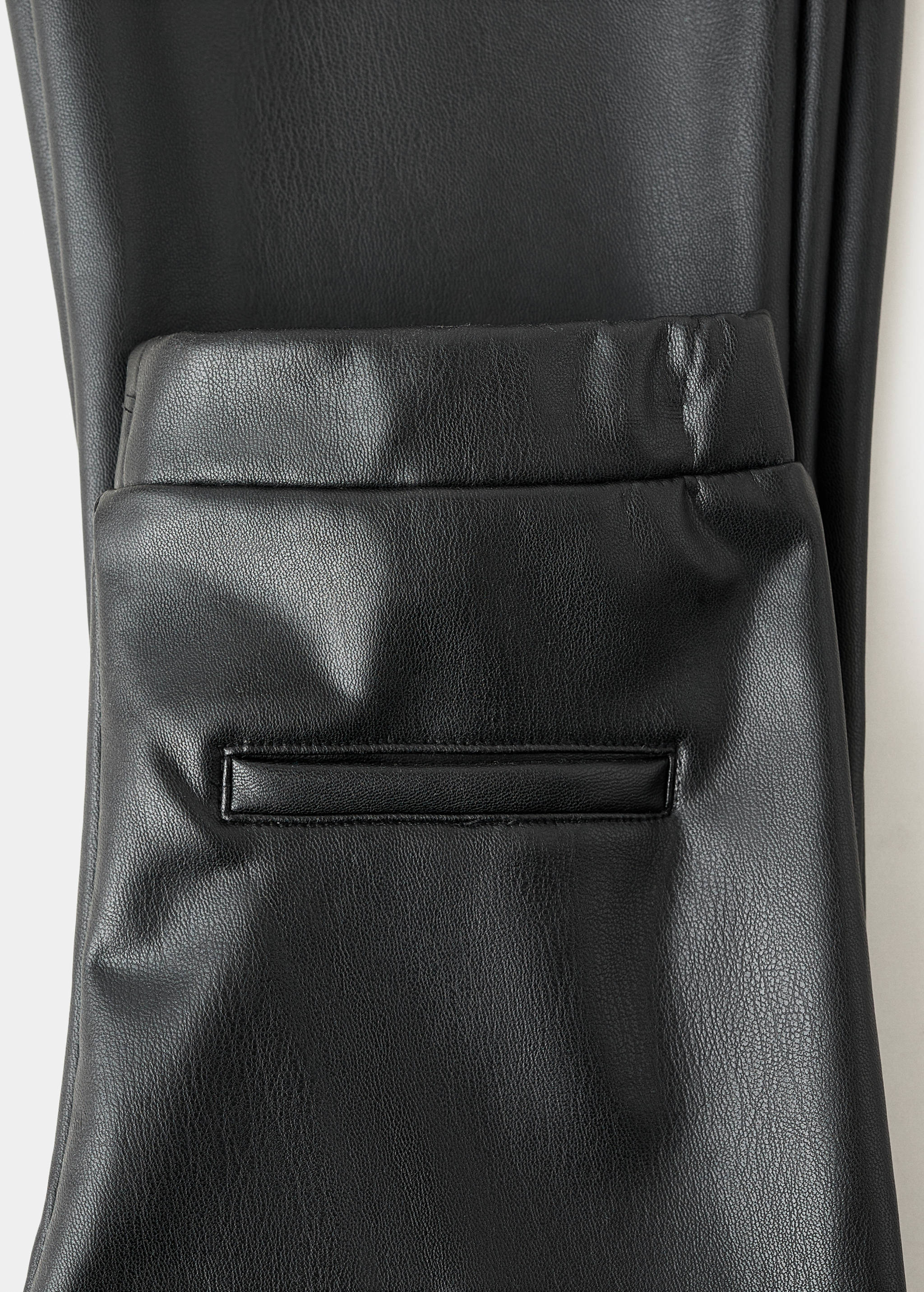 Faux-leather leggings - Details of the article 8