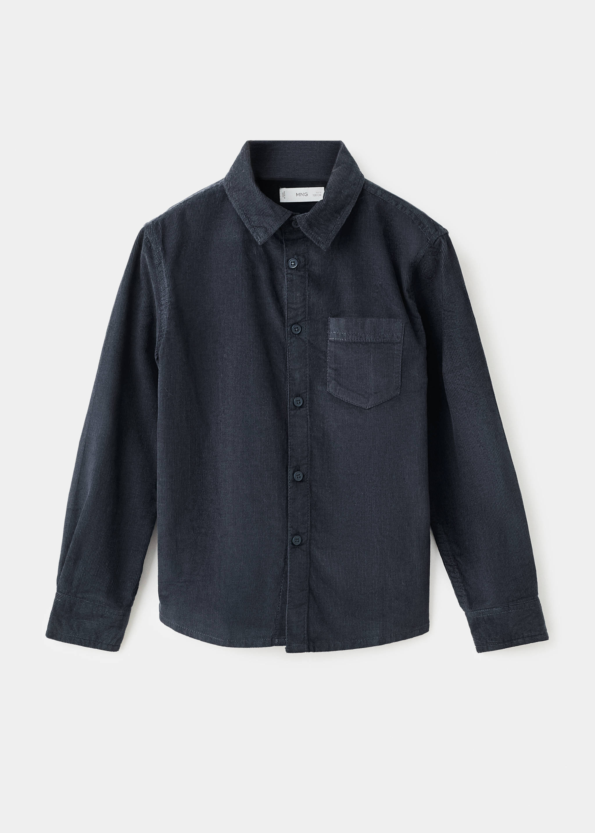 Regular fit kordbársony ing - Termék modell nélkül