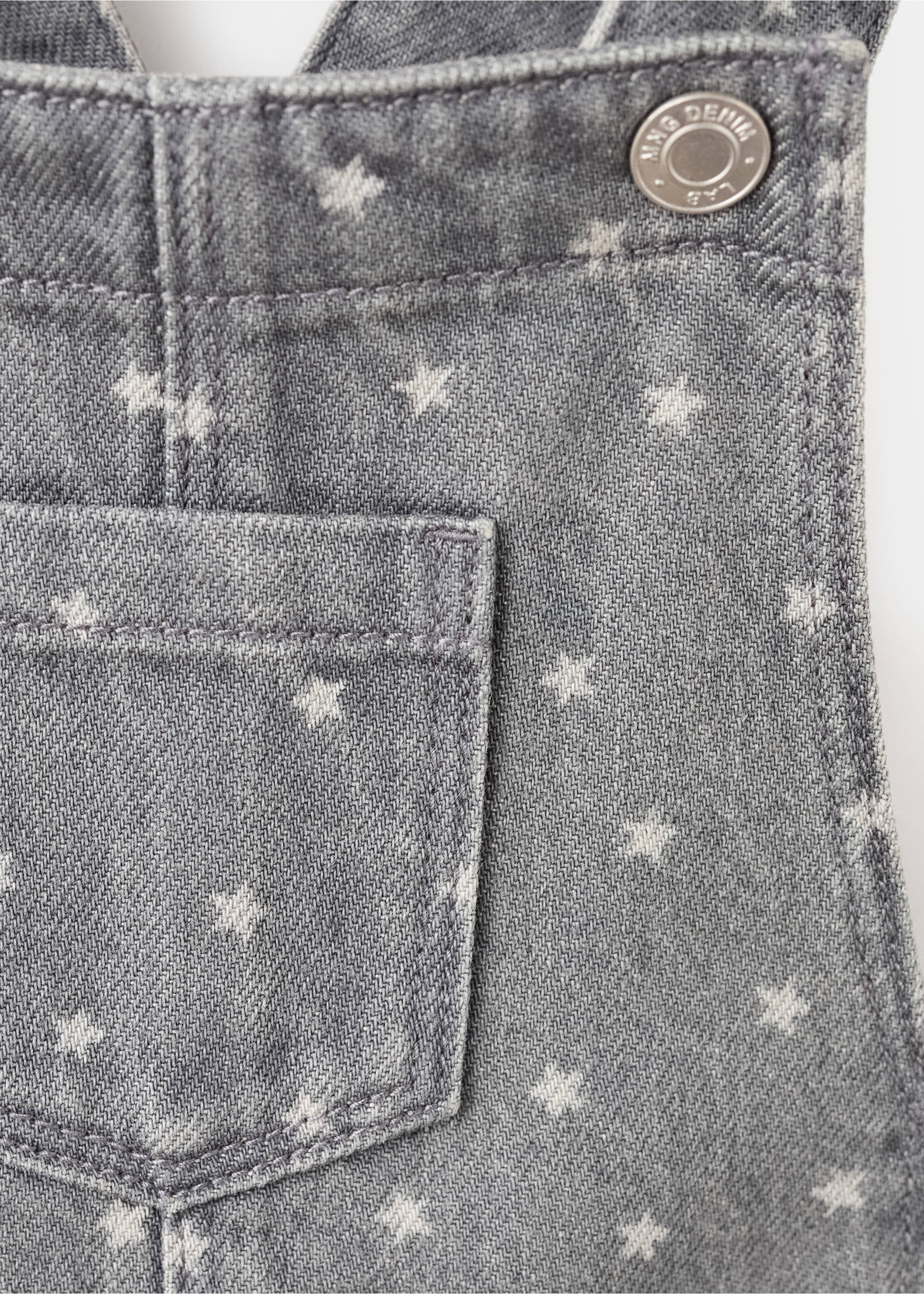 Pichi denim estrellas - Detalle del artículo 8, Gris. Ref: 17086341-00.