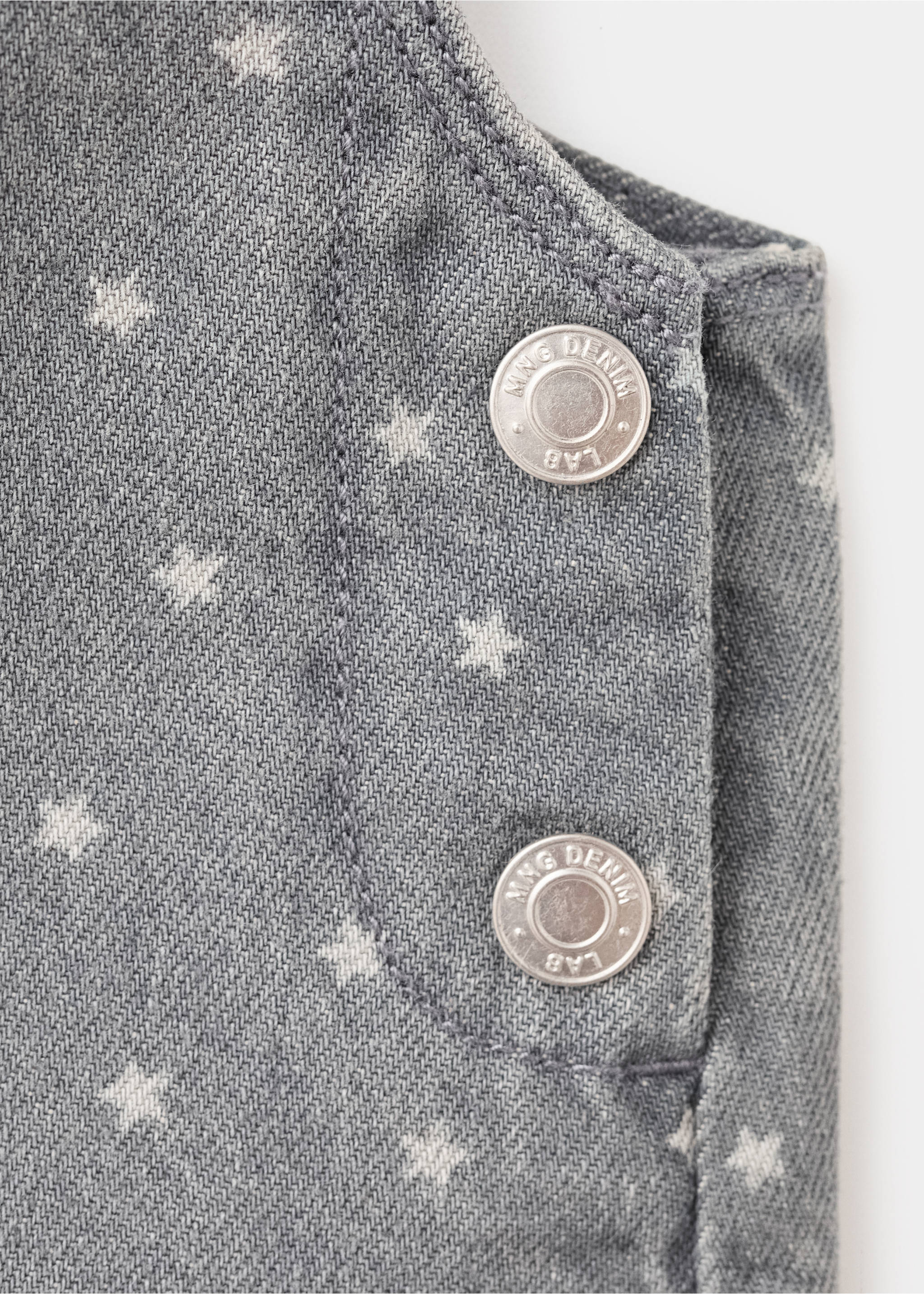 Pichi denim estrellas - Detalle del artículo 0, Gris. Ref: 17086341-00.