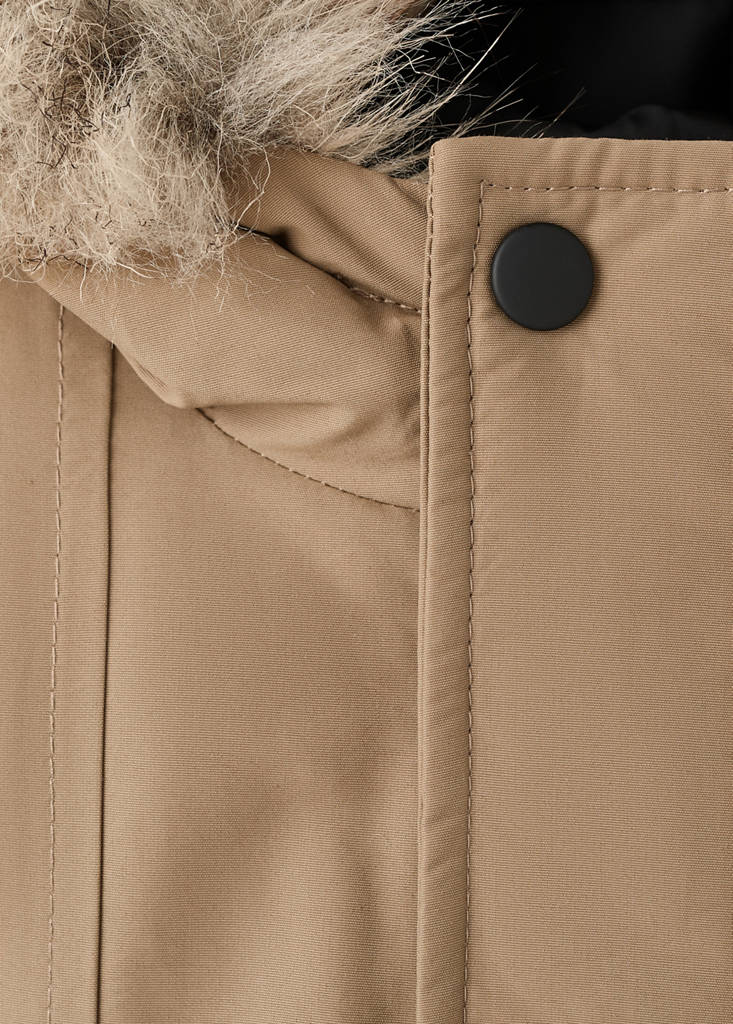 Anorak with shearling-effect hood - thumbnail 4