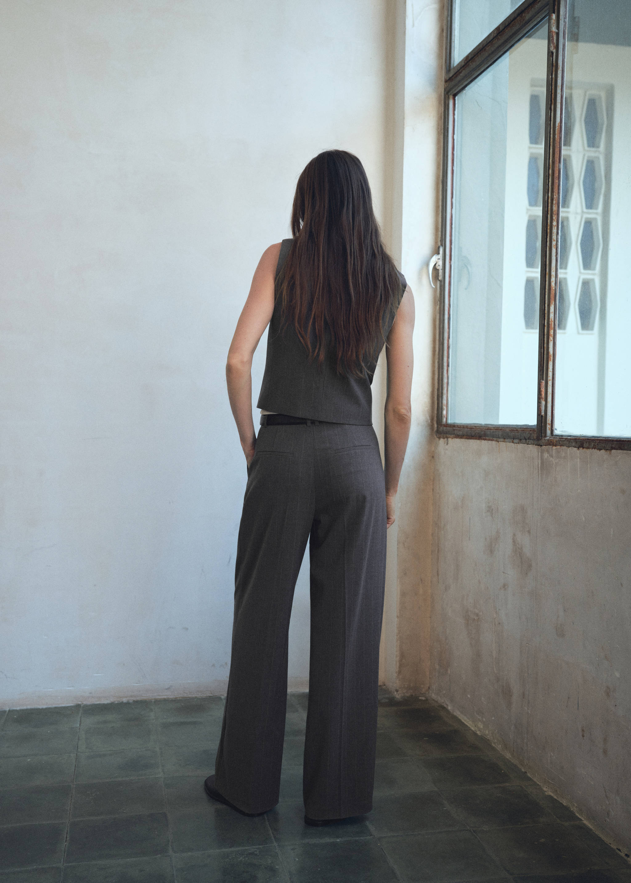 Gilet met knopen - Achterkant van het artikel