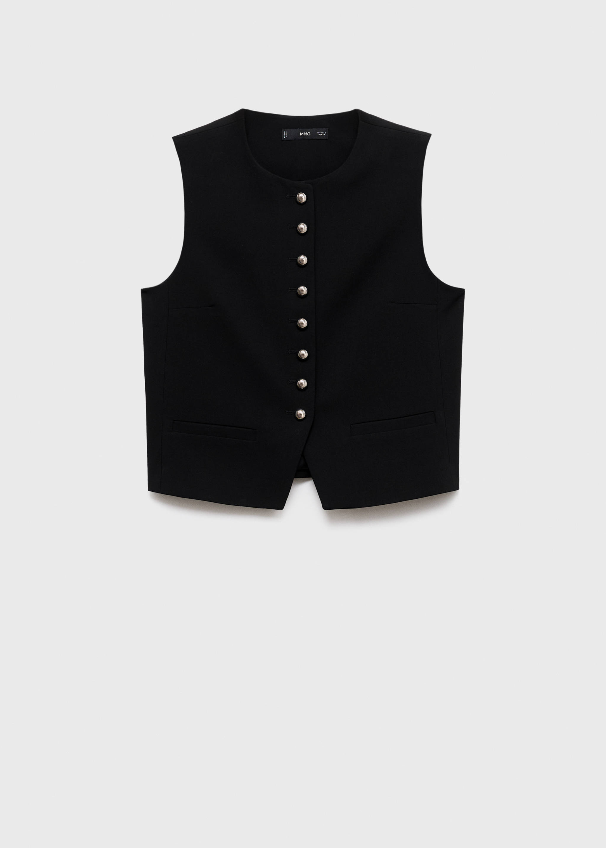 Suit vest with buttons - Article without model