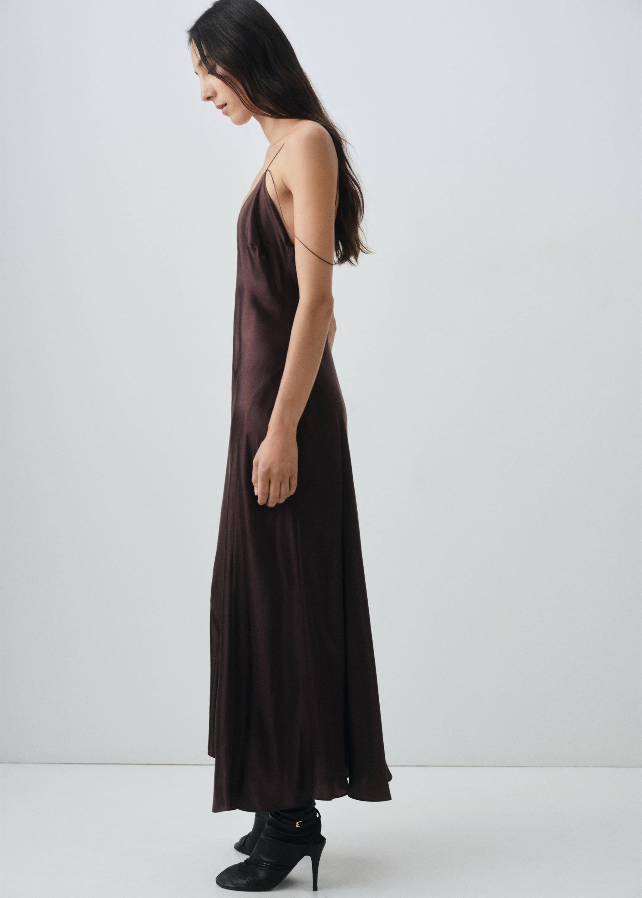 Silk satin dress - Details of the article 4