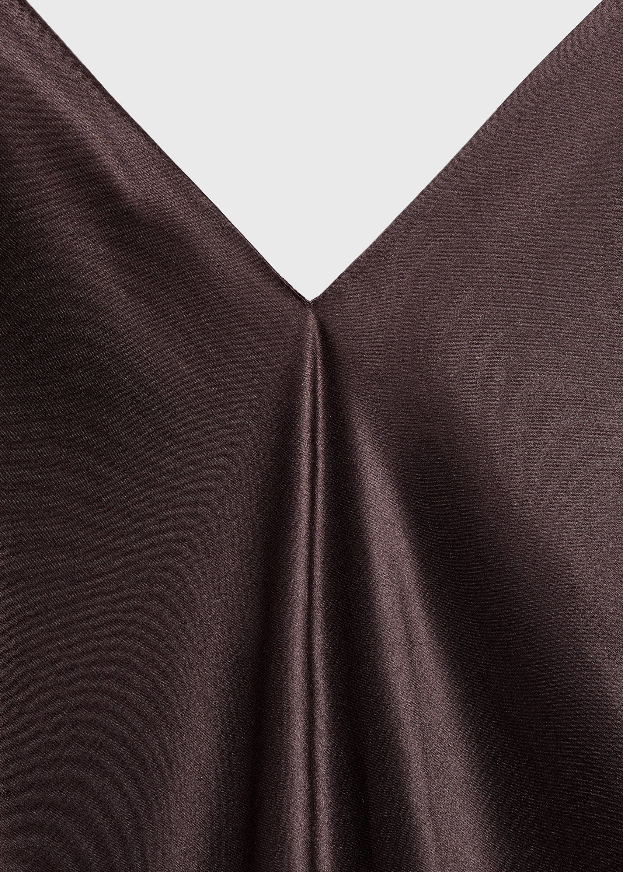 Silk satin dress - Details of the article 0
