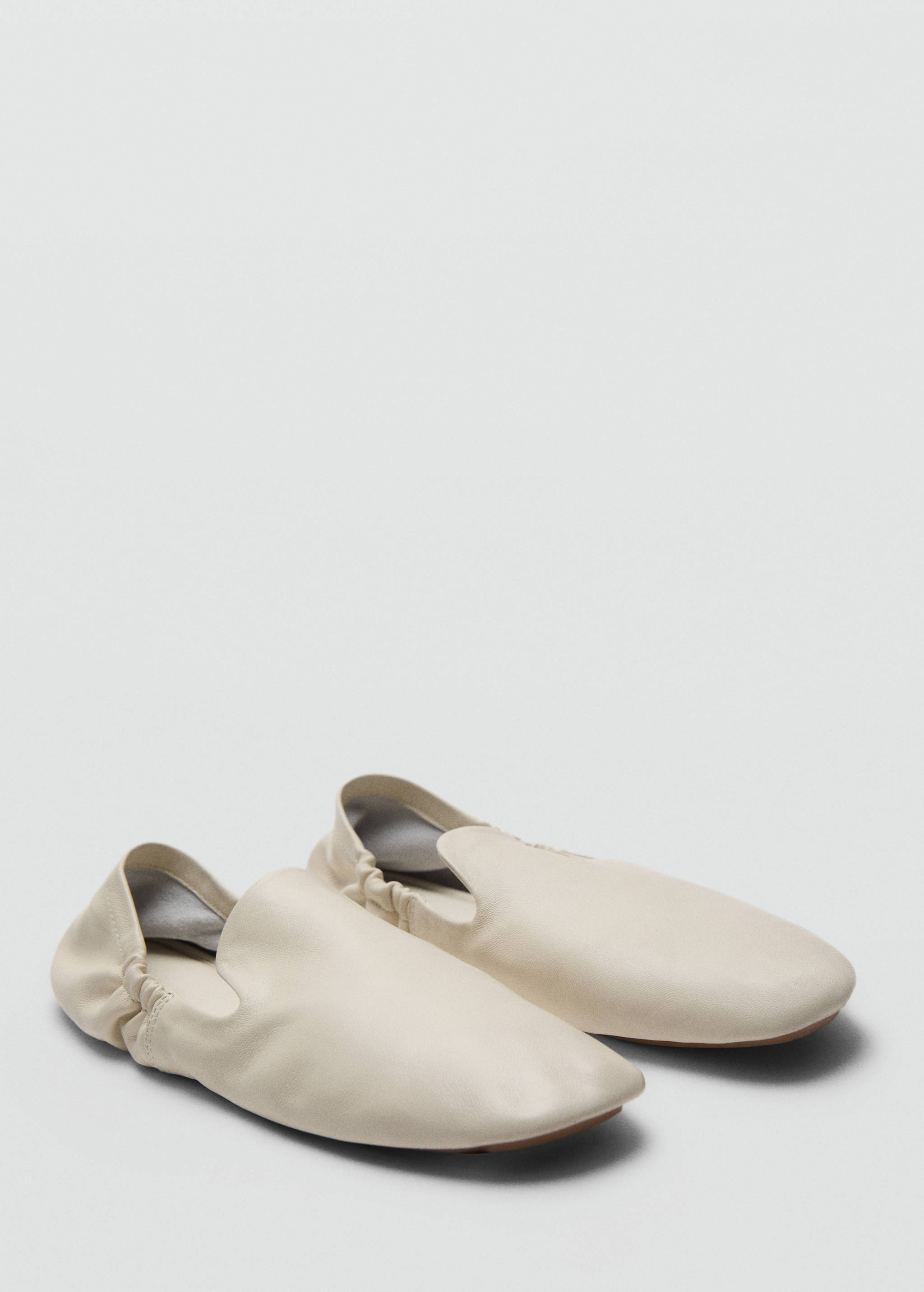 Sabata de pell frunzida - Pla mig