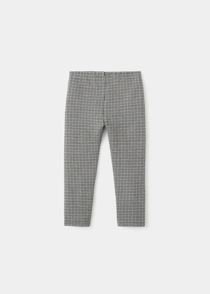 Houndstooth leggings — Brown