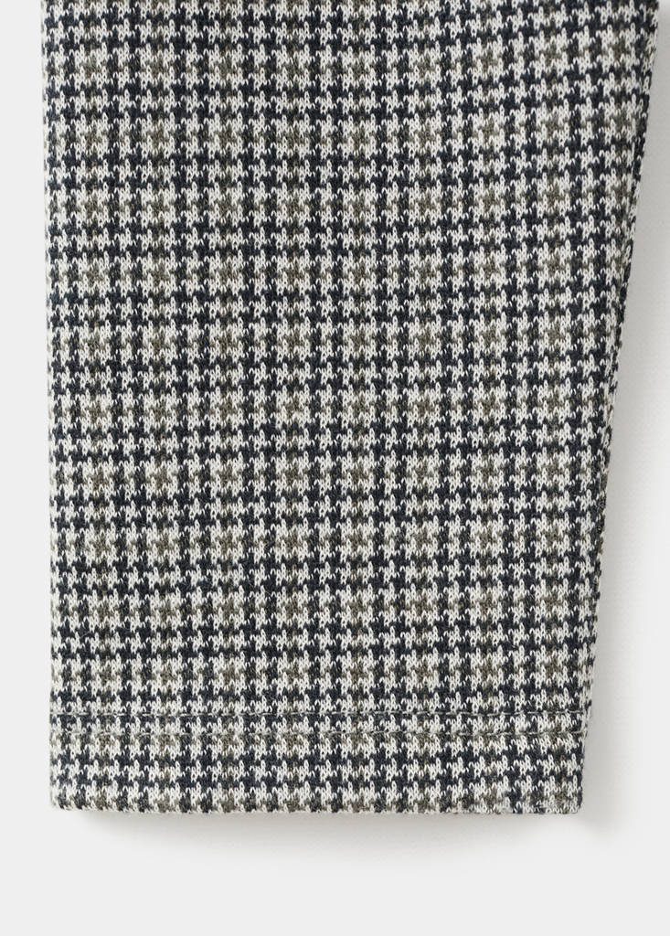 Houndstooth leggings — Brown