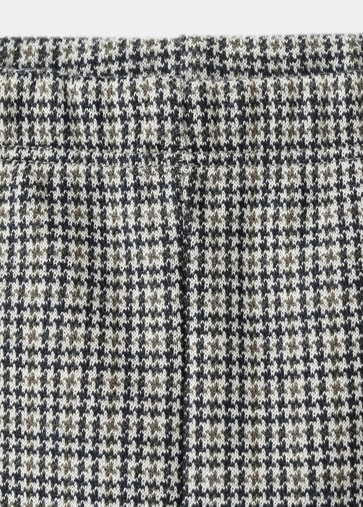 Houndstooth leggings — Brown