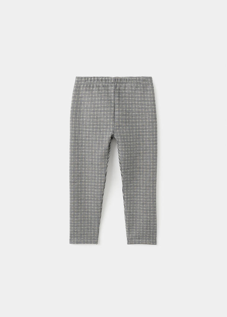 Houndstooth leggings — Brown