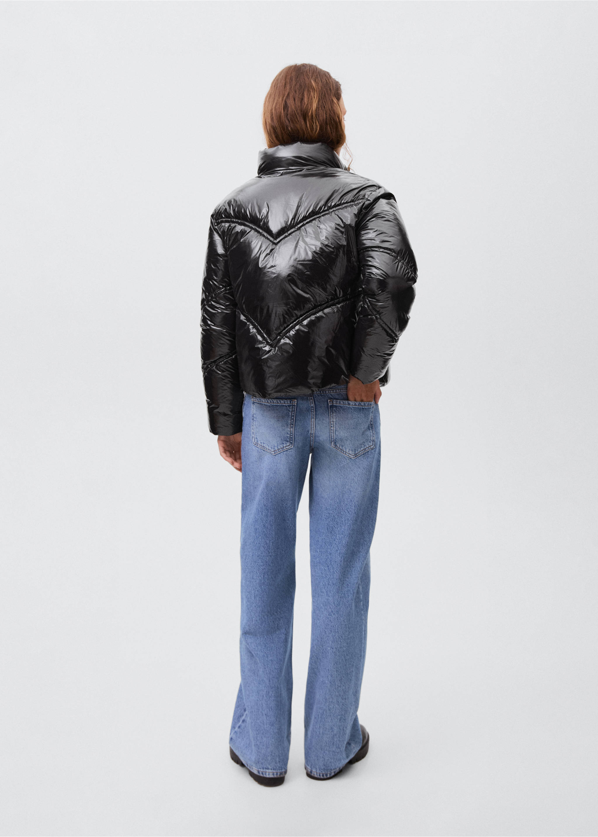 Лъскав подплатен анорак - Обратна страна на артикула, Оксфорд. Ref: 17086719-00.