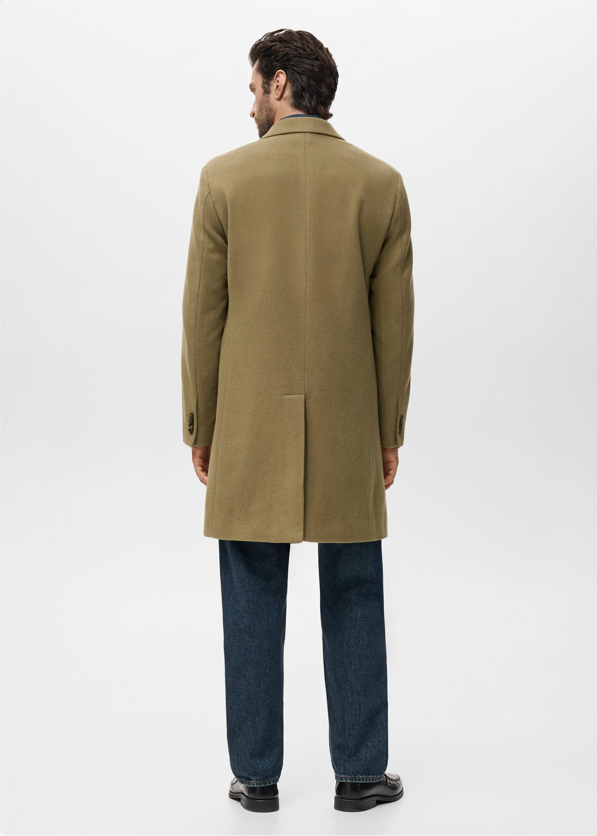 Lång ullrock - Artikelns baksida, Mellanbrun. Ref: 17086720-00.