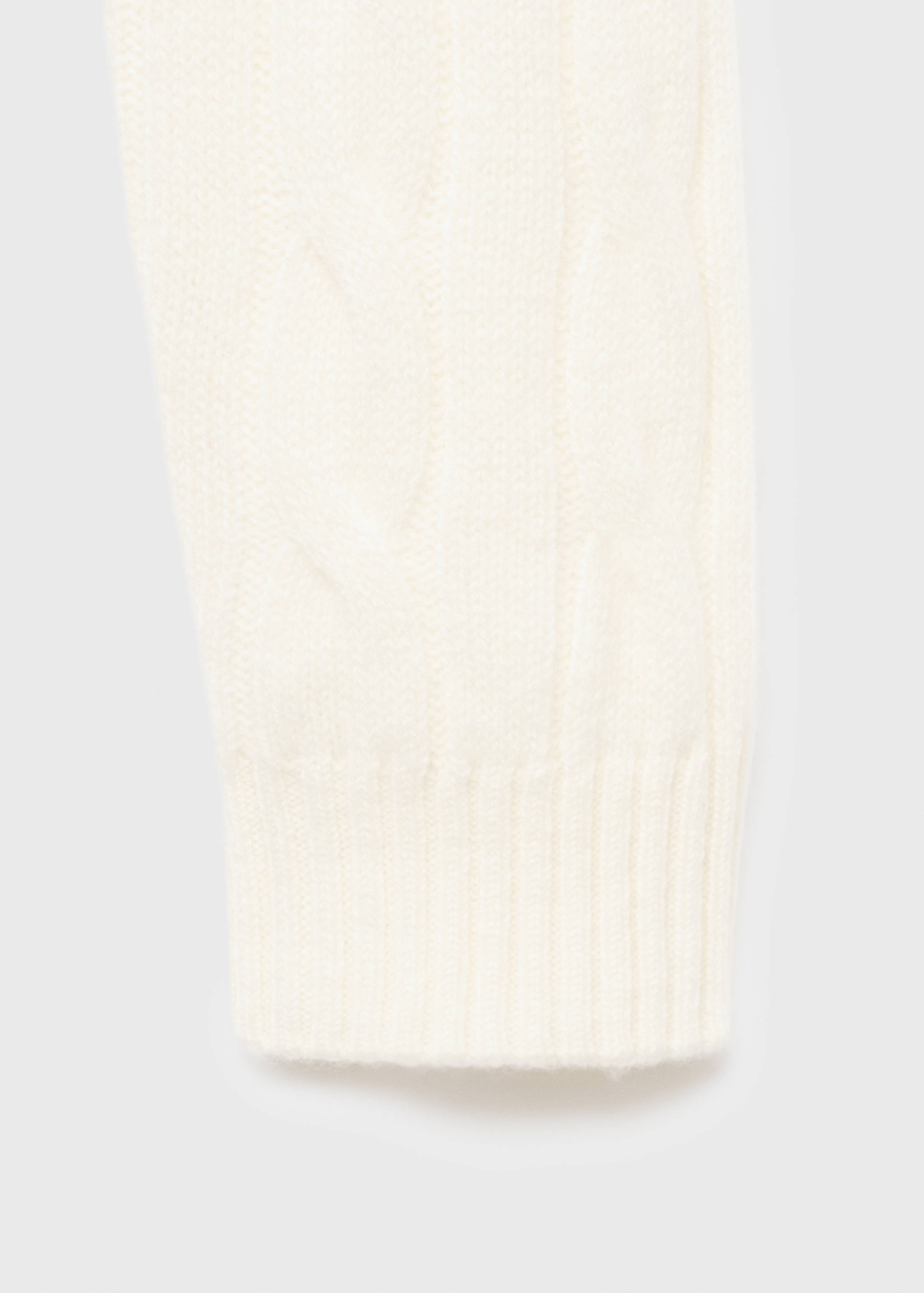 100% wool braided sweater - Details of the article 0