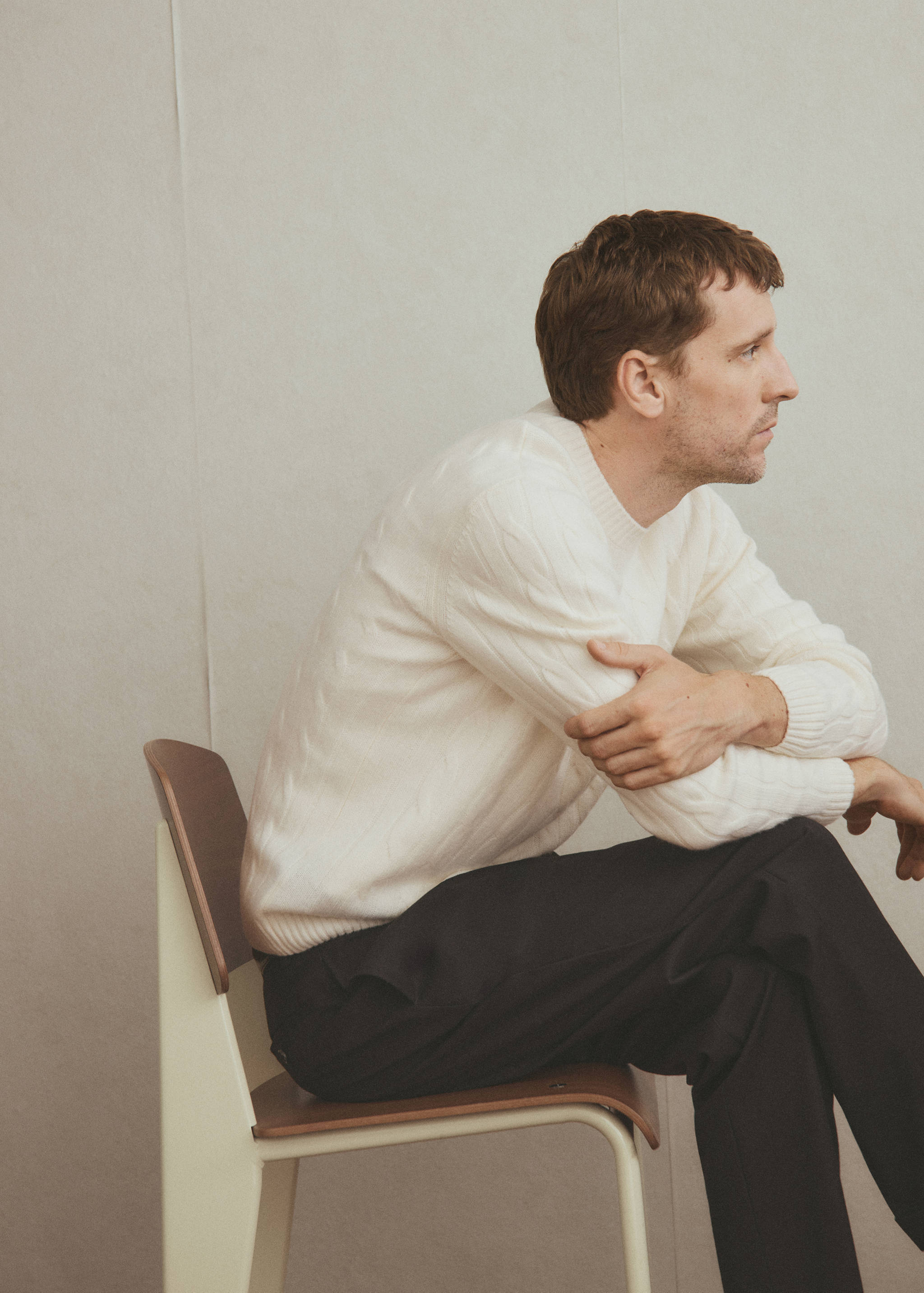 100% wool braided sweater - Details of the article 5