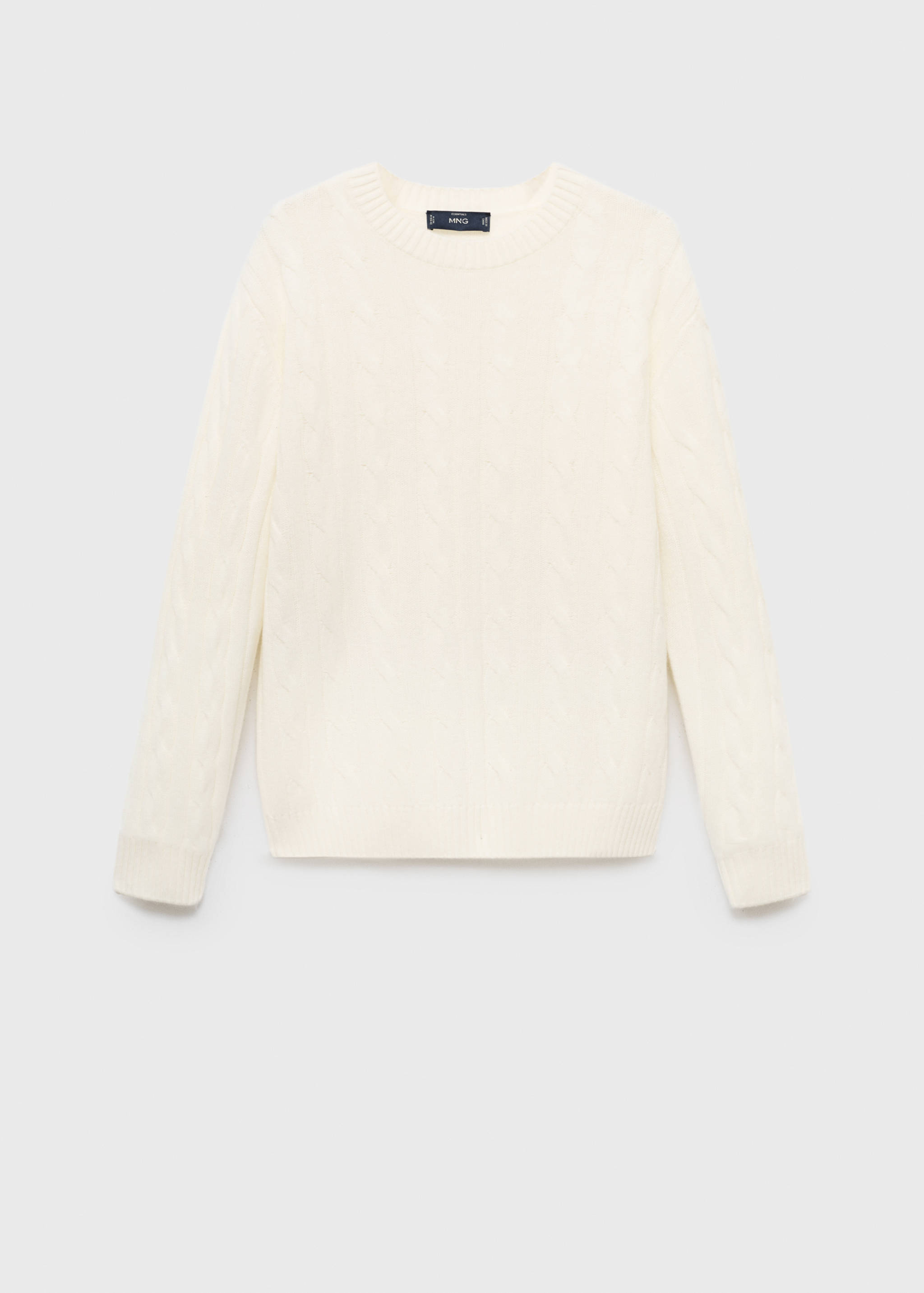 100% wool braided sweater - Article without model