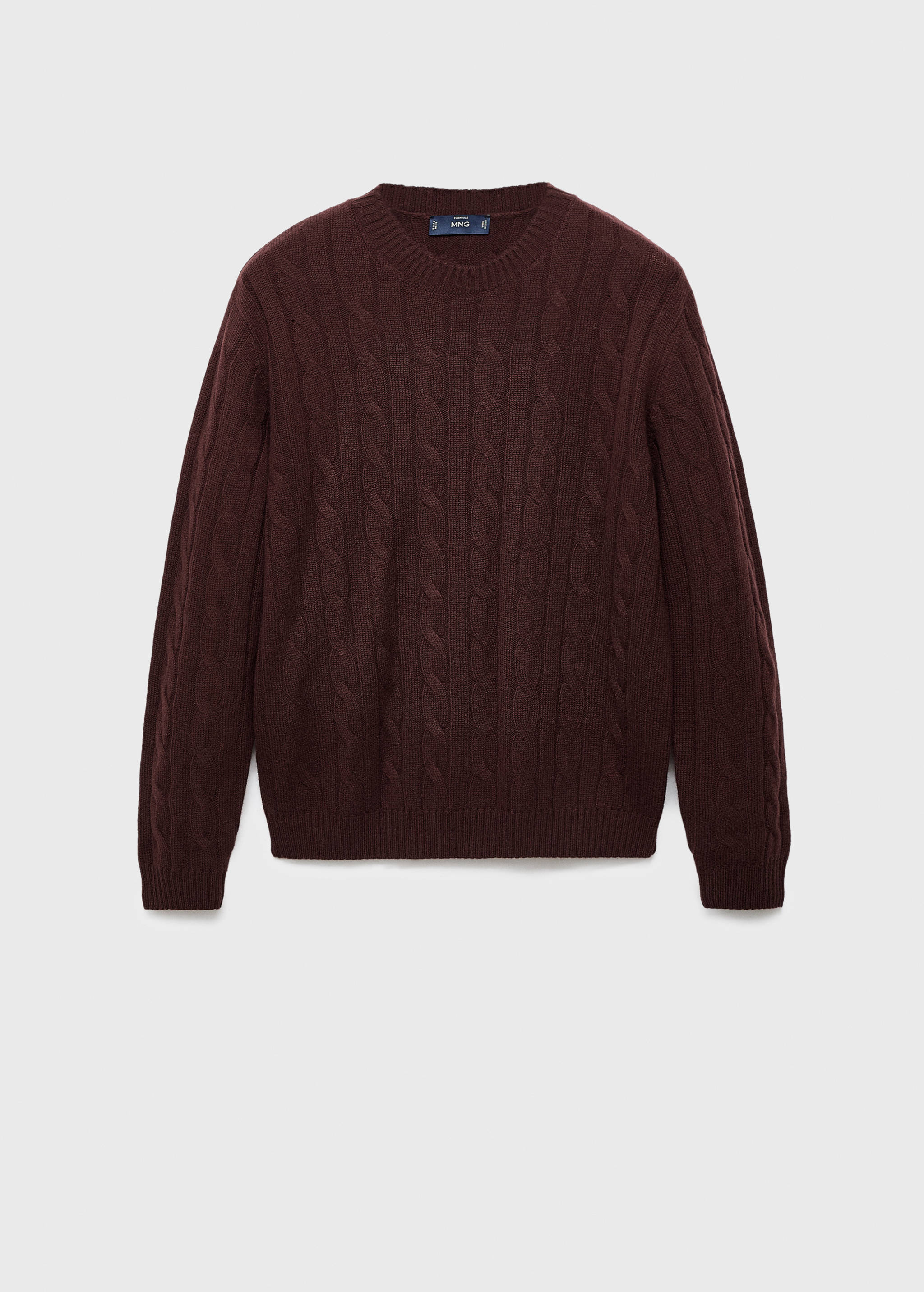 100% wool braided sweater - Article without model