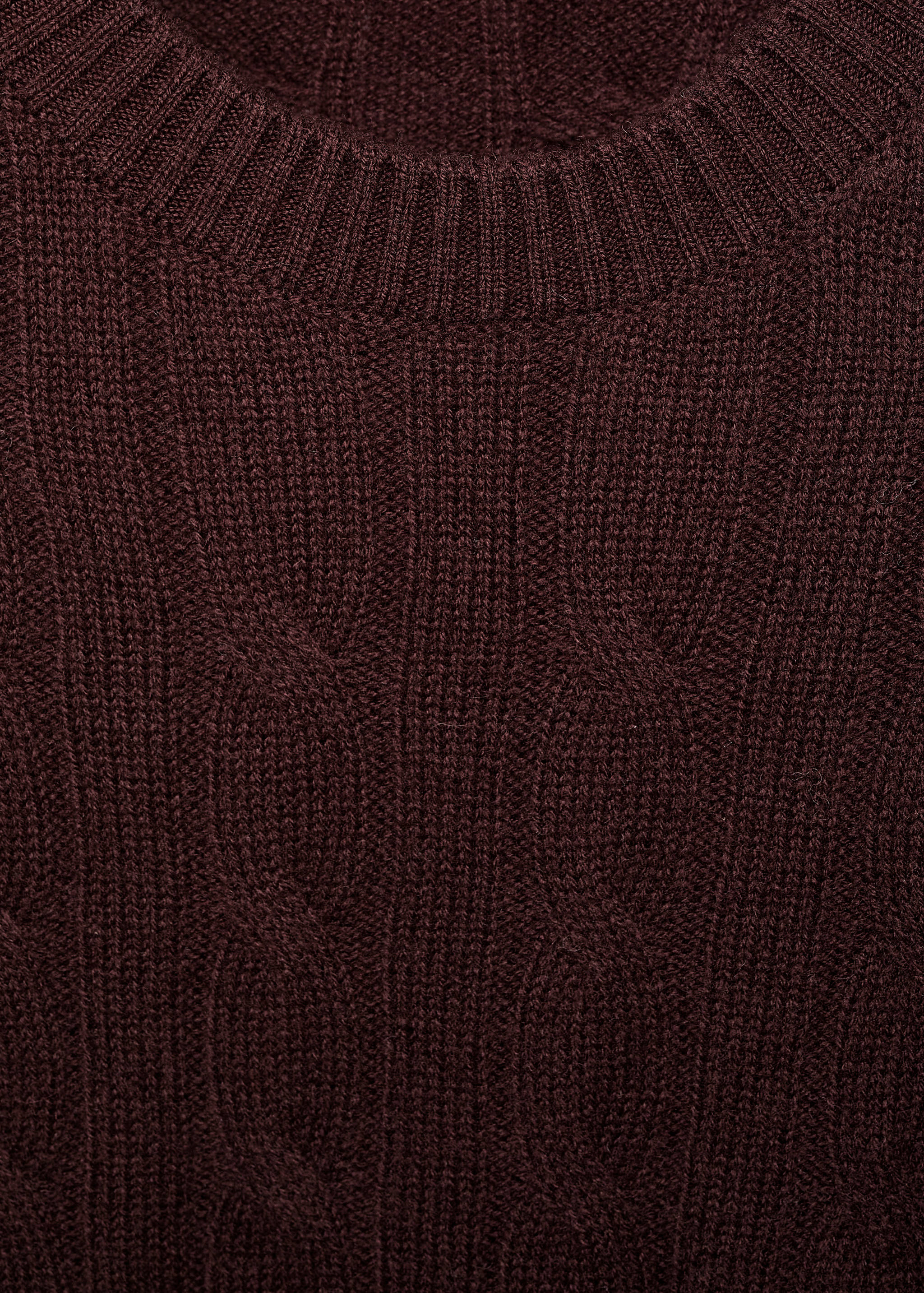 100% wool braided sweater - Details of the article 8
