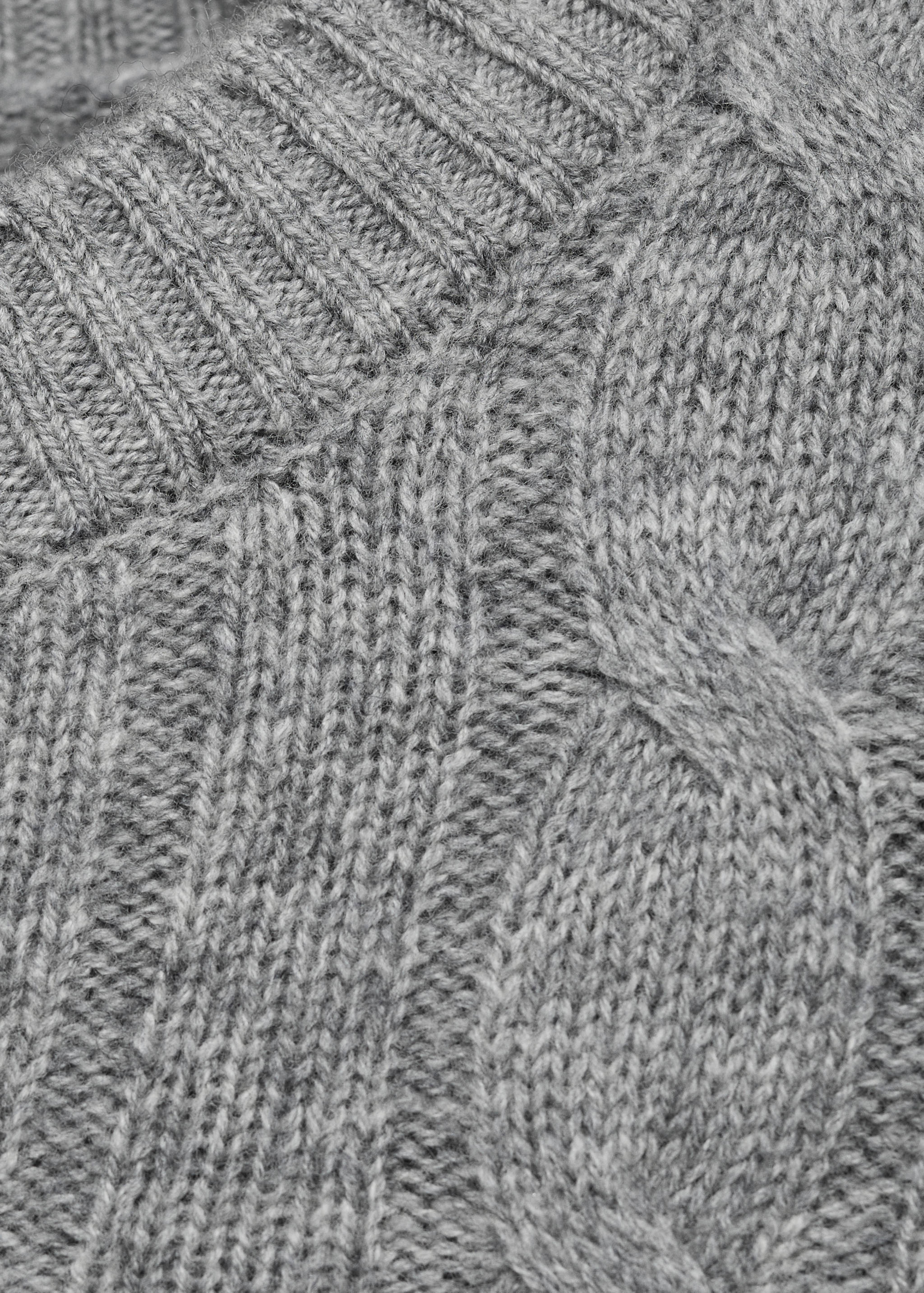 100% wool braided sweater - Details of the article 8