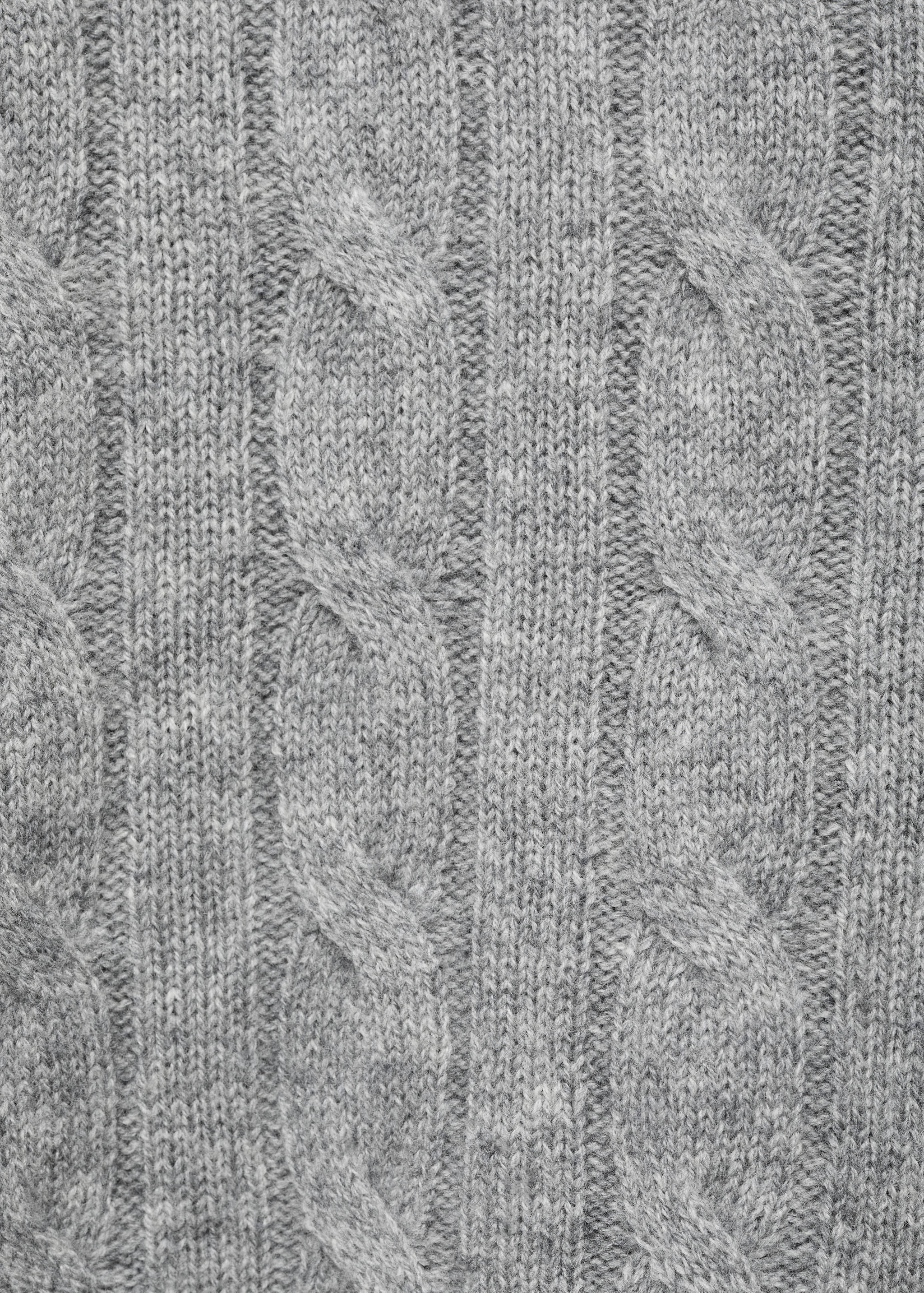 100% wool braided sweater - Details of the article 0