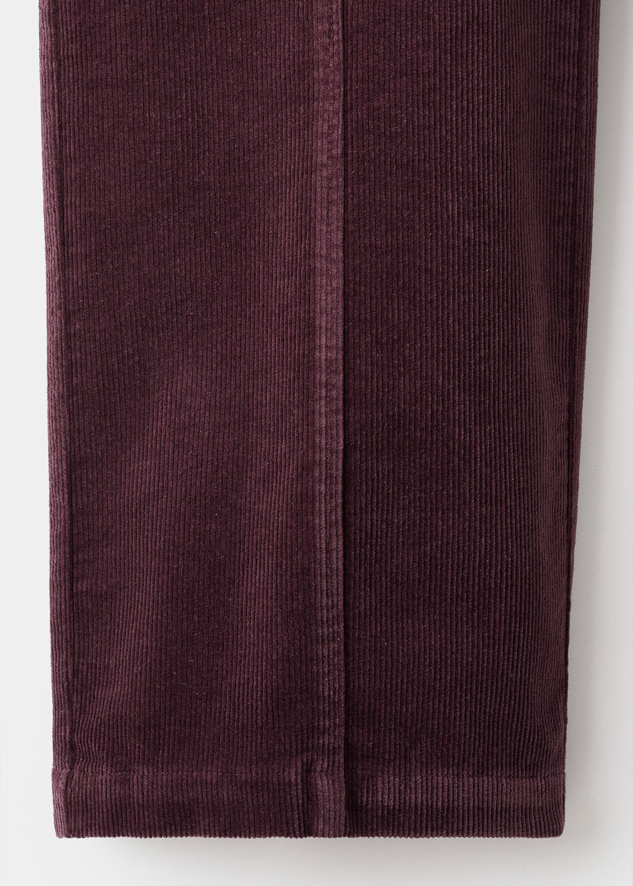 Pantalon en velours côtelé straight-fit - Détail de l'article 0