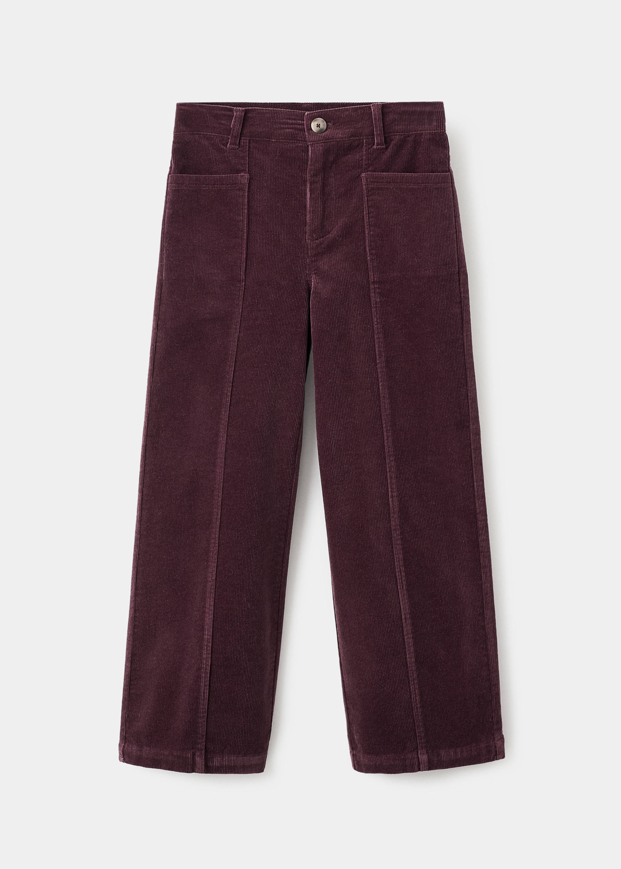 Straight-leg corduroy trousers - Article without model