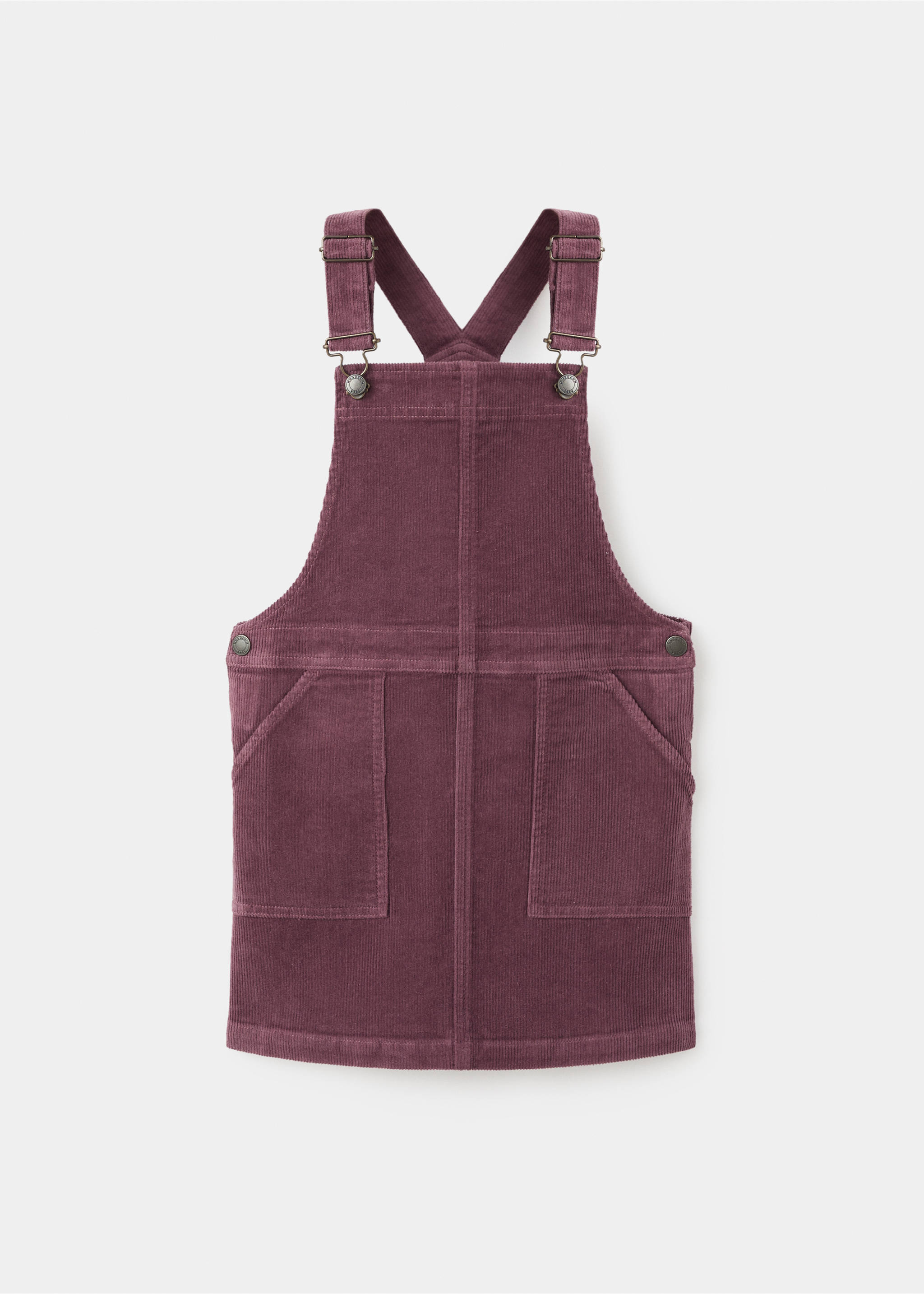 Corduroy pinafore dress - Article without model, Pink. Ref: 17086724-00.