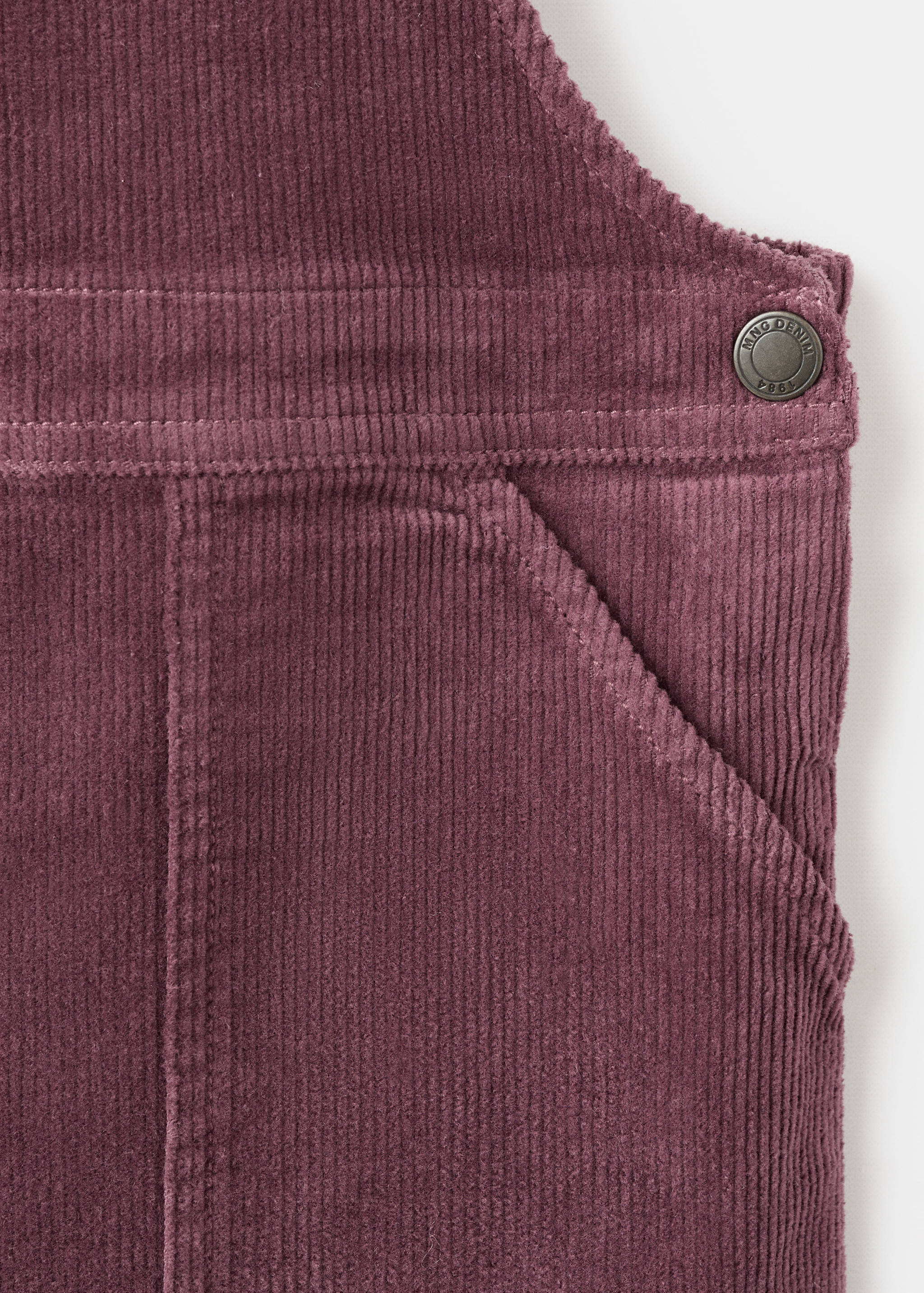 Corduroy pinafore dress - Details of the article 8