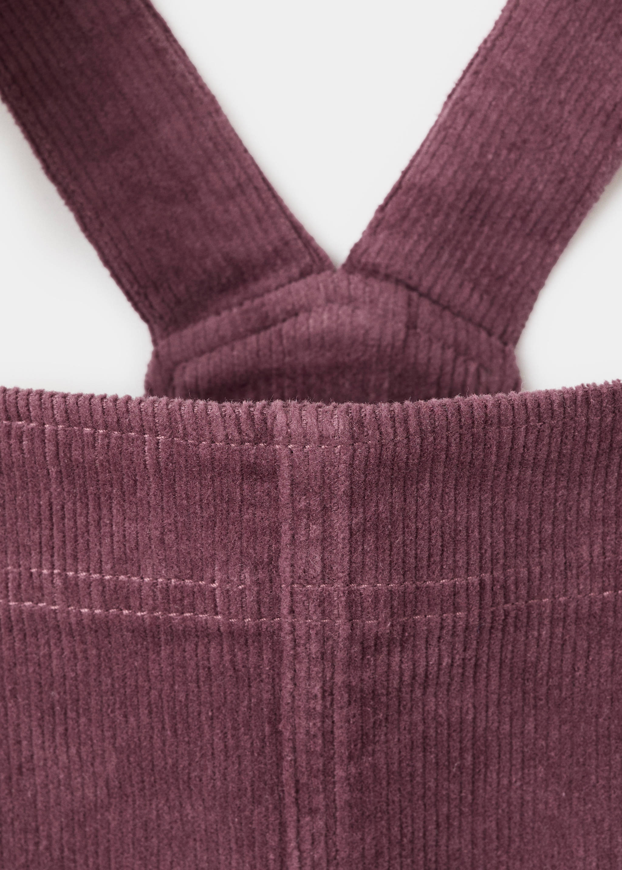Corduroy pinafore dress - Details of the article 0