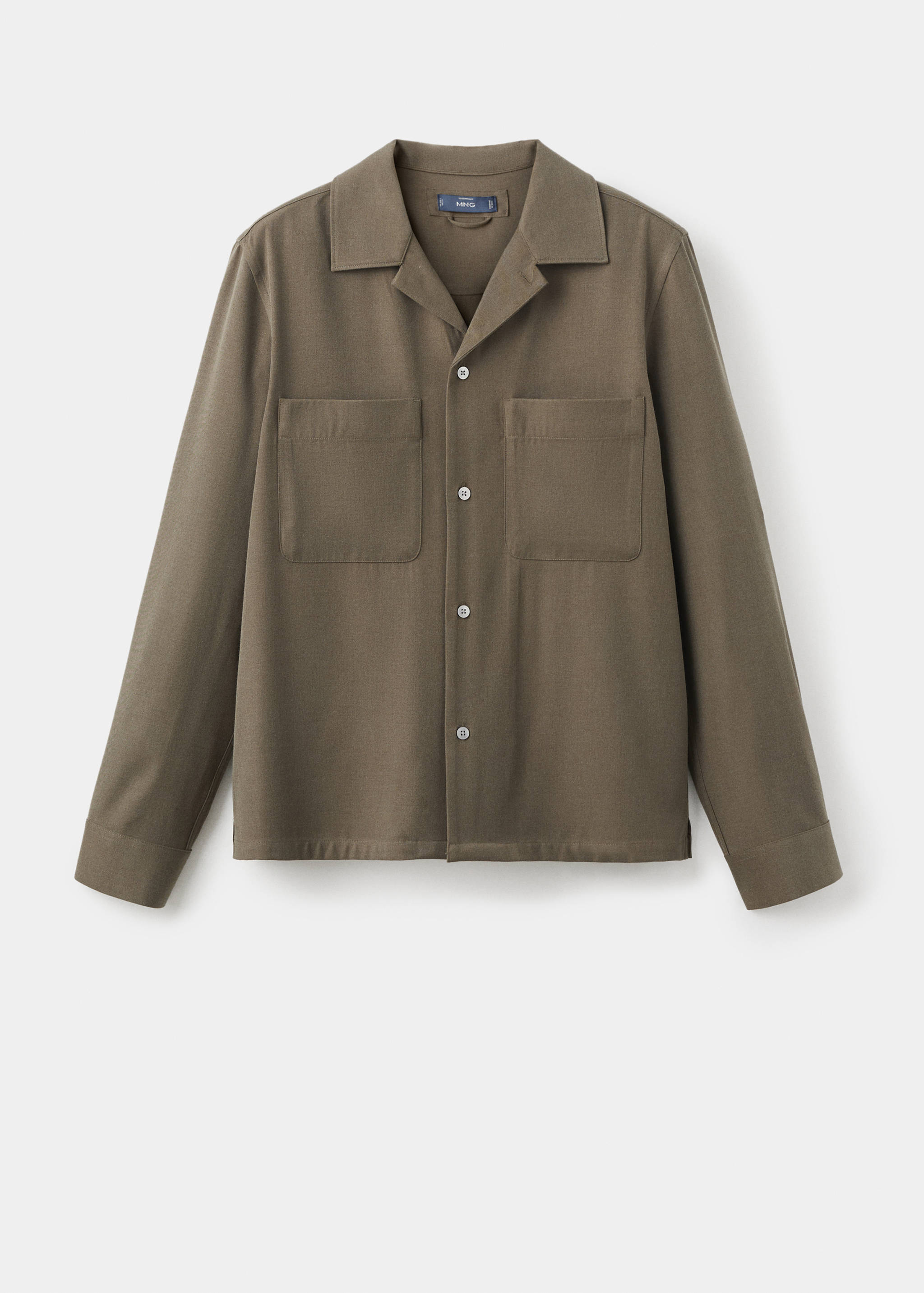 Regular-fit overshirt with pocket - Article without model