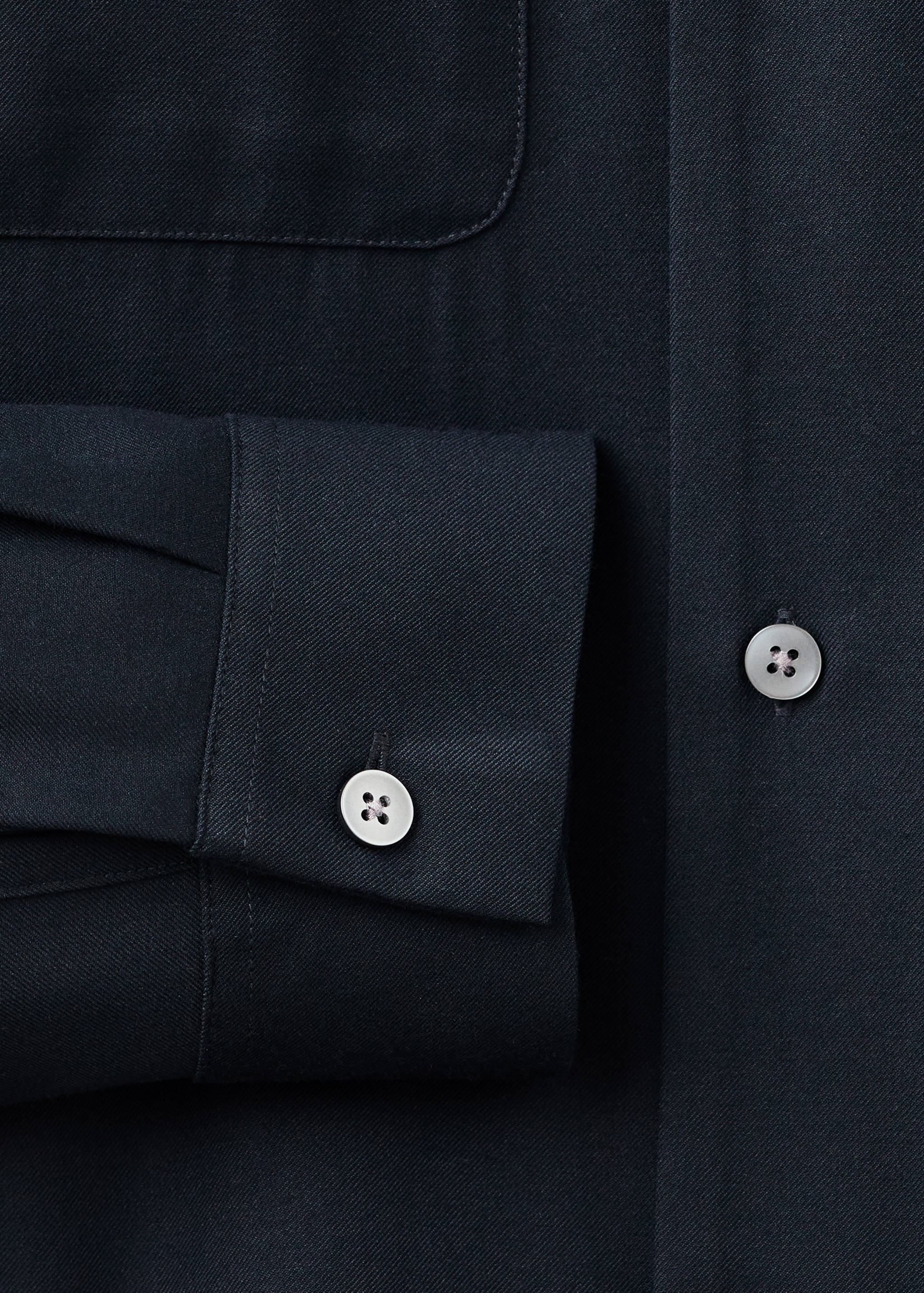 Regular-fit overshirt with pocket - Details of the article 0