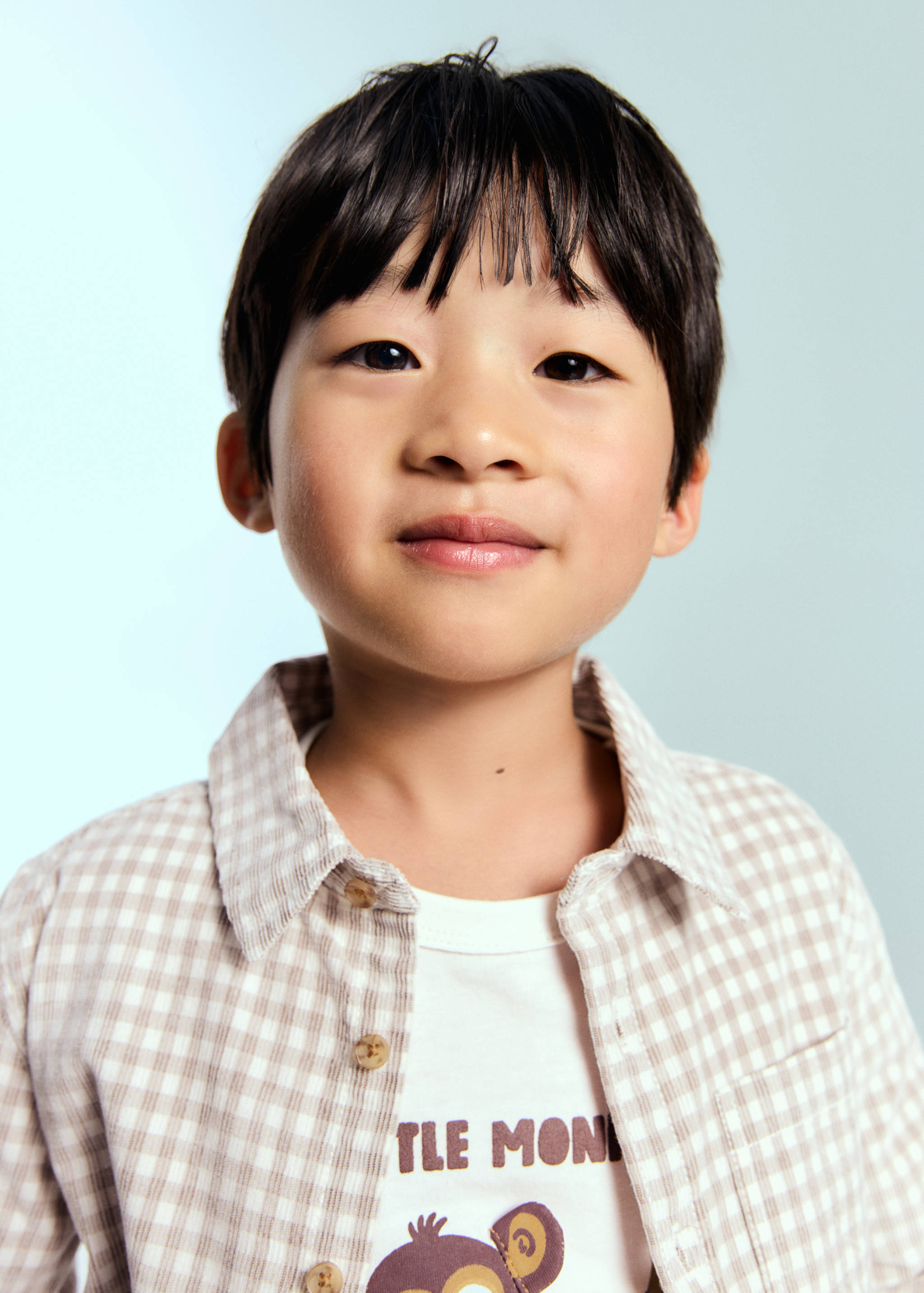 Cotton checked shirt - Details of the article 1