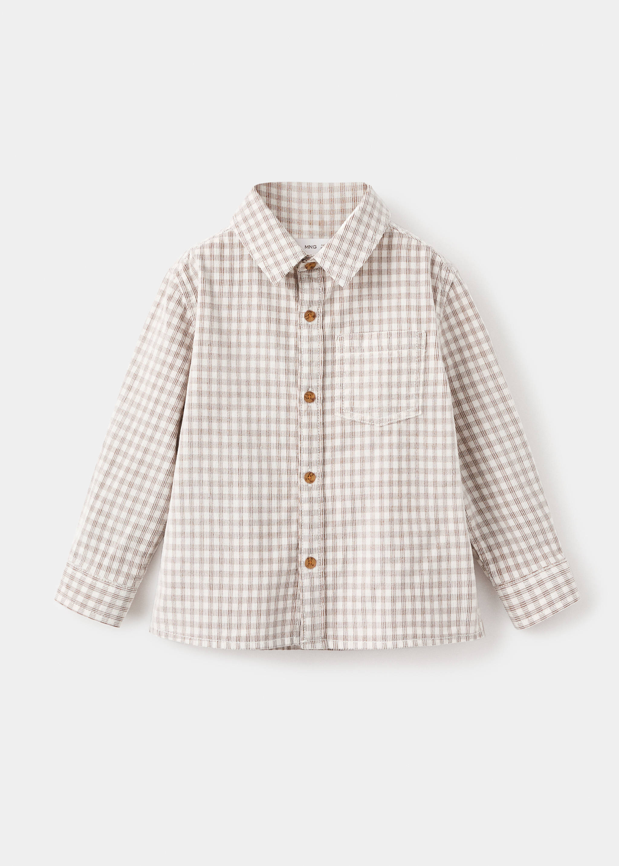 Cotton checked shirt - Article without model