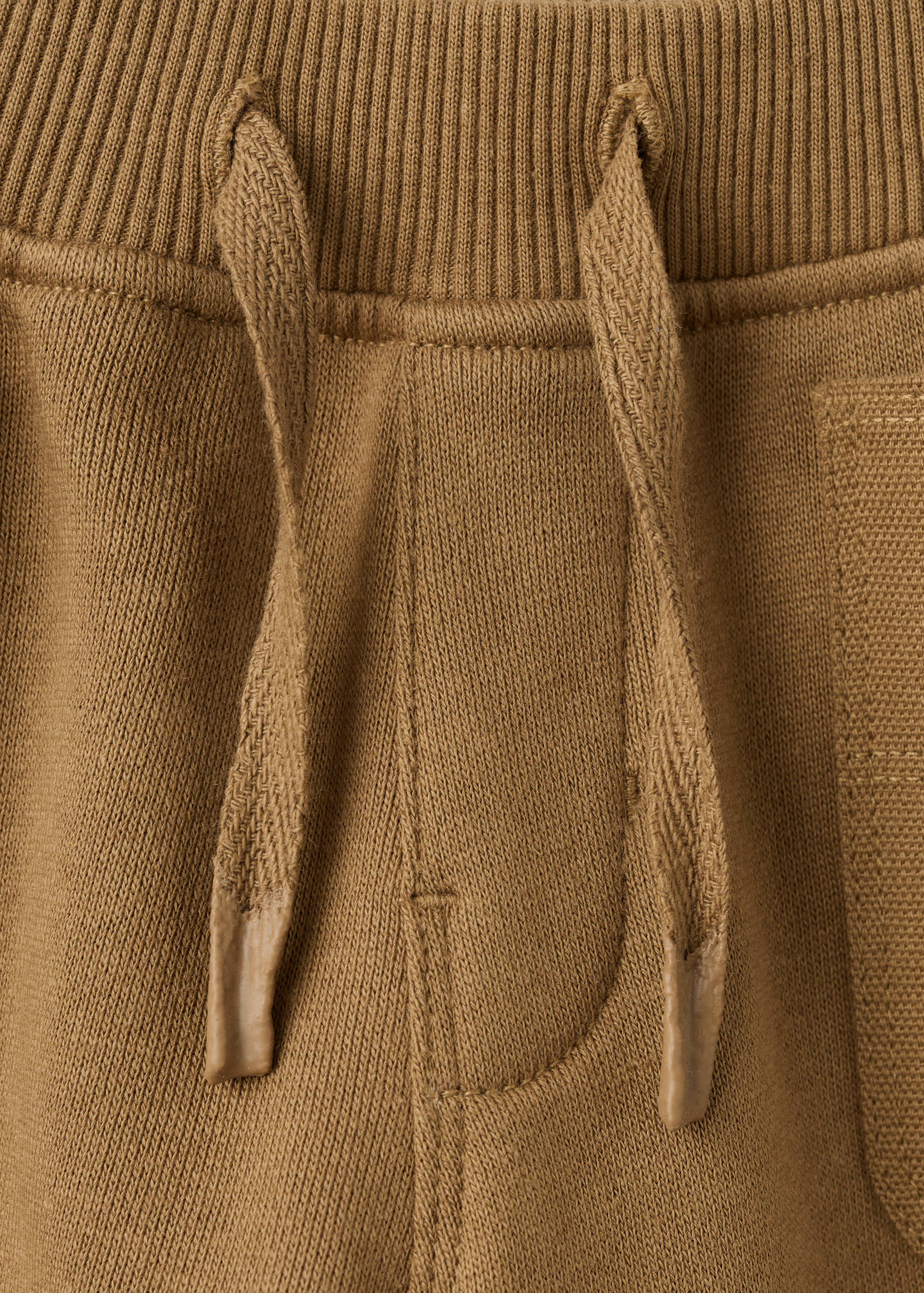 Cotton drawstring joggers - Details of the article 0