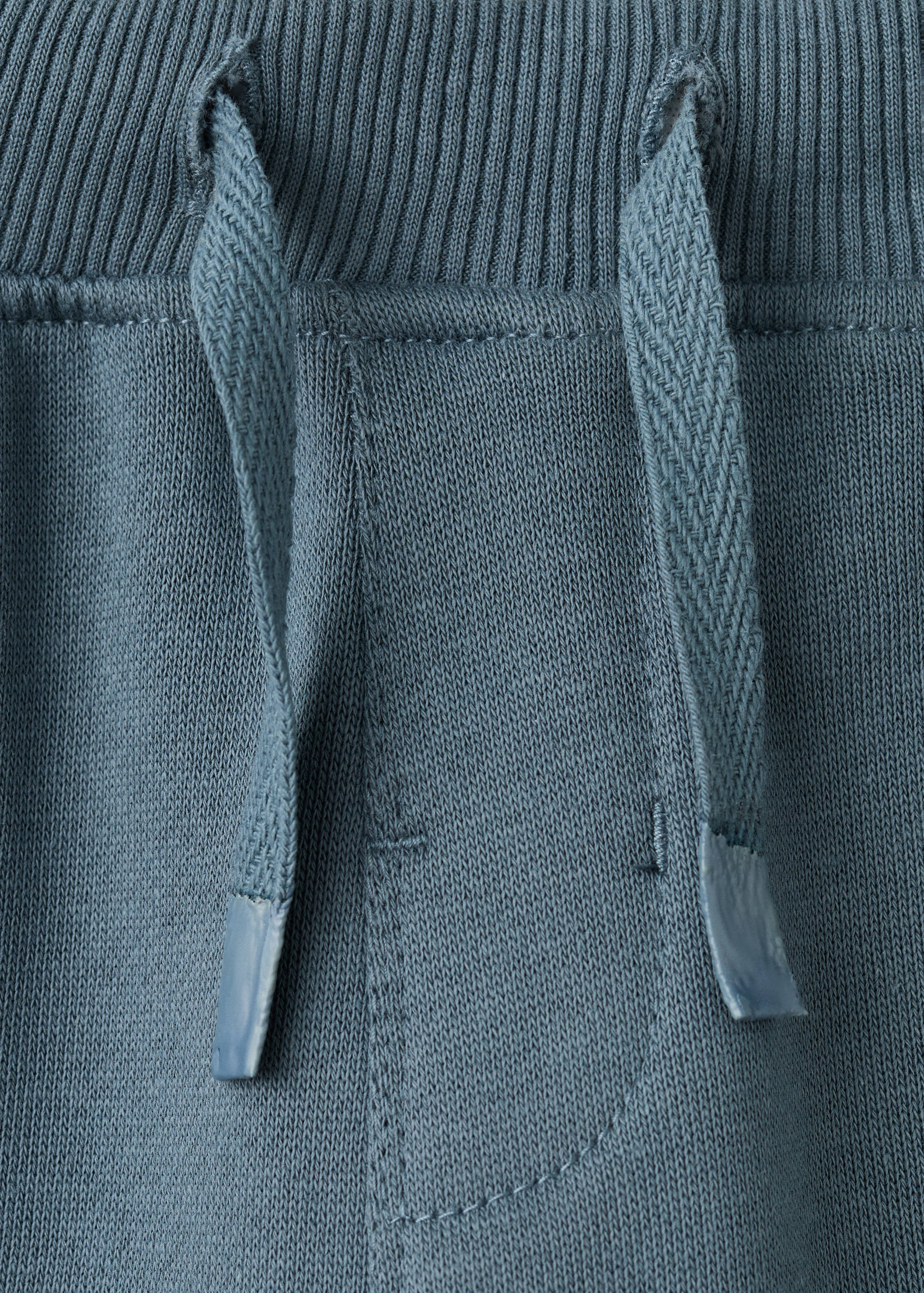 Cotton drawstring joggers - Details of the article 0