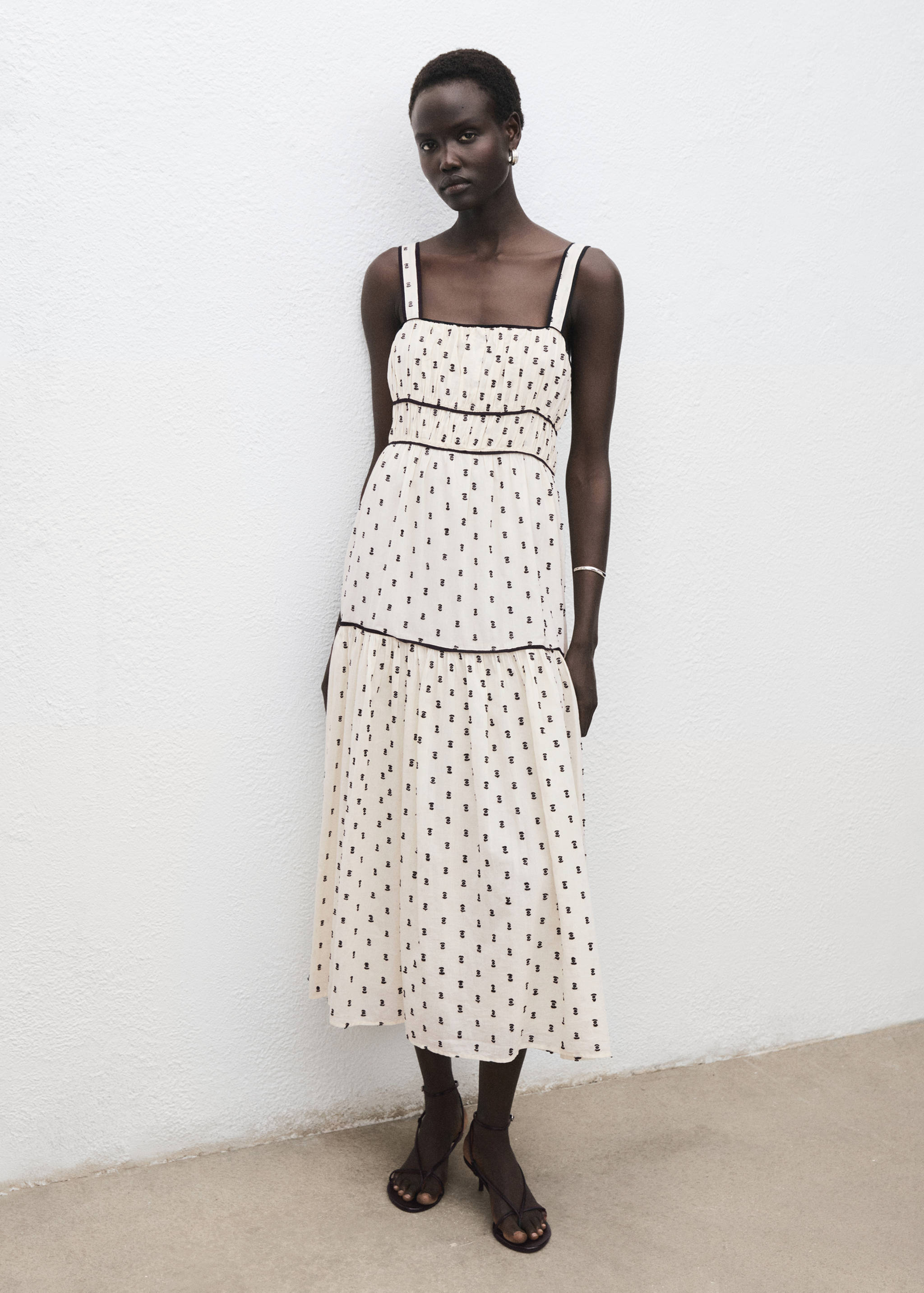 Plumeti midi dress - General plane