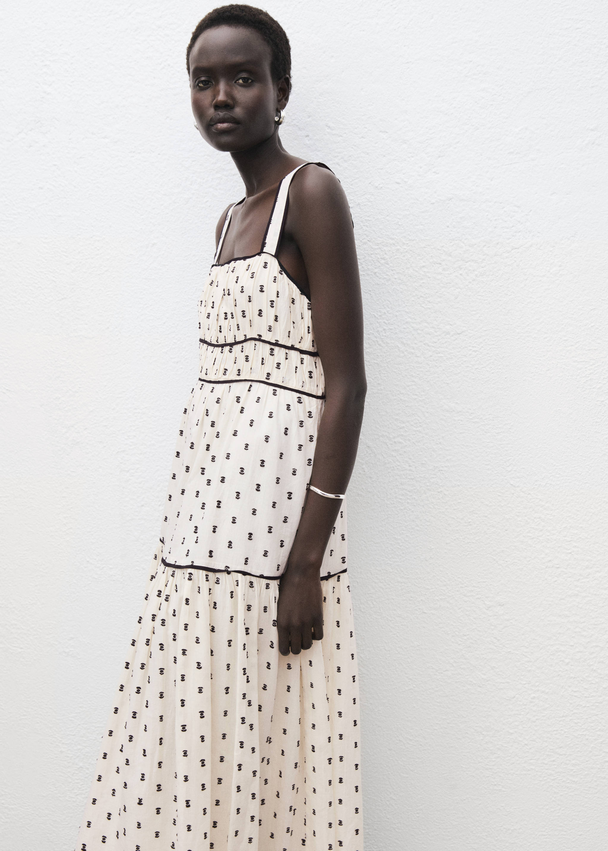 Plumeti midi dress - Medium plane